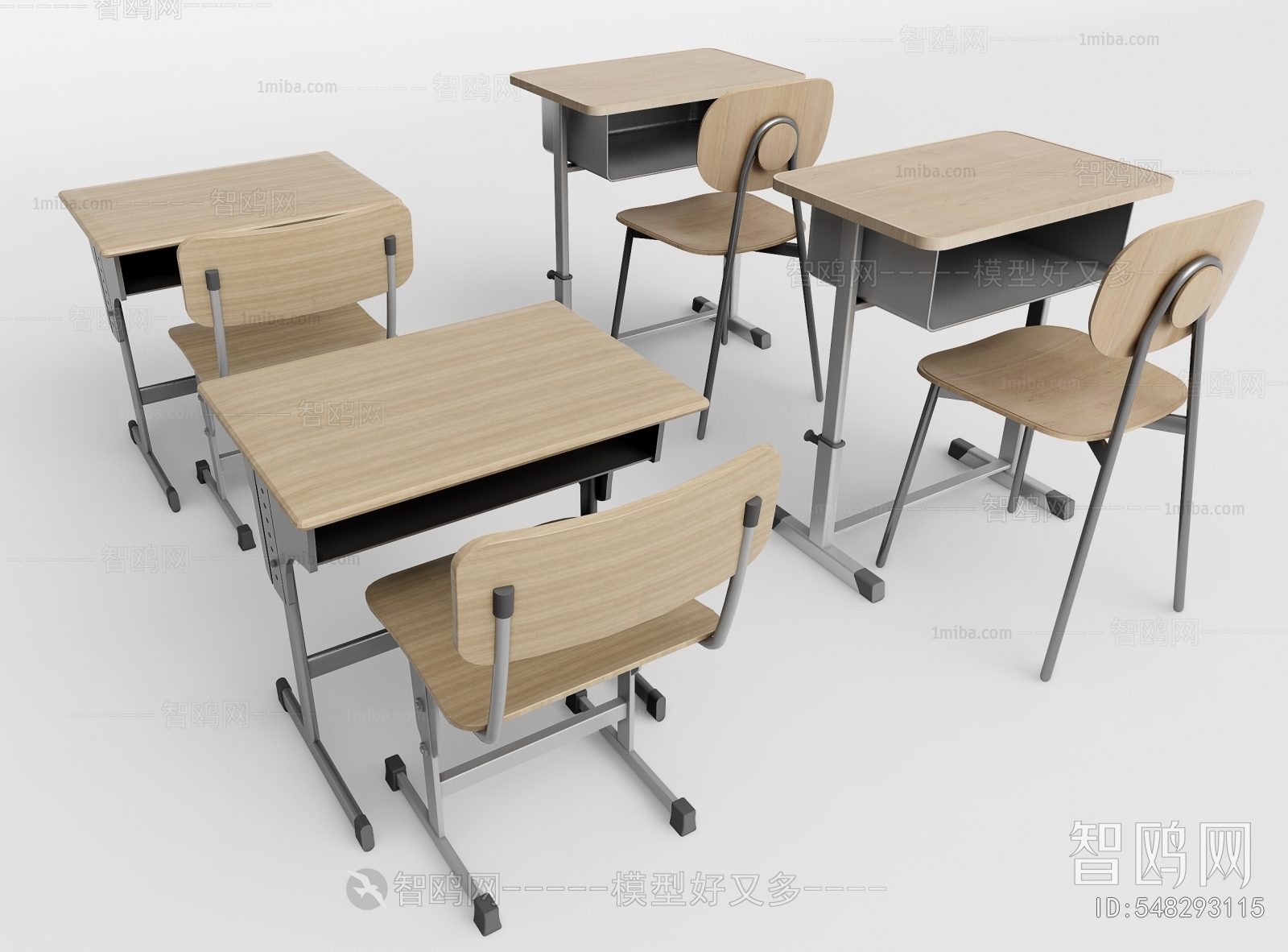现代课桌椅