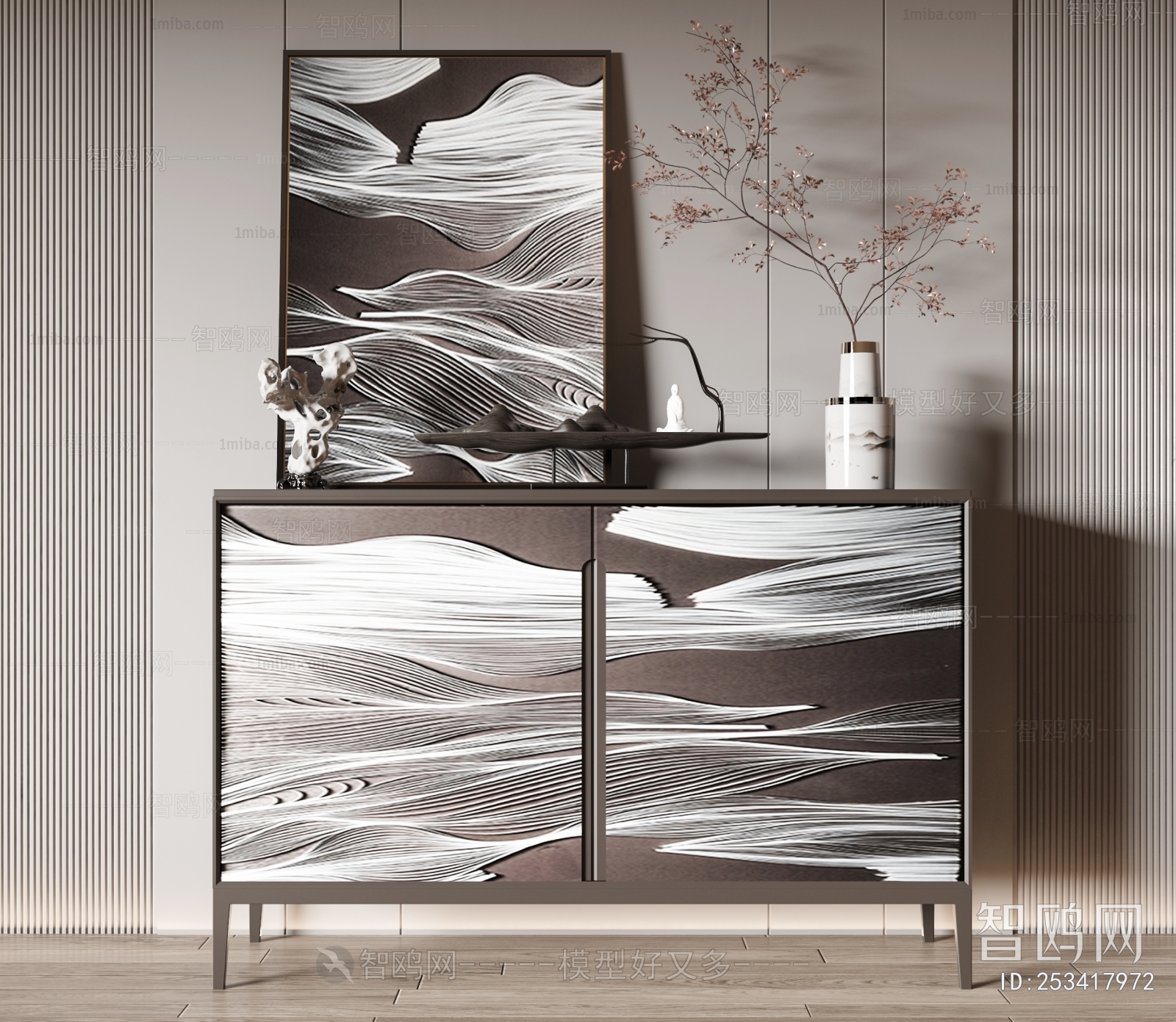 New Chinese Style Side Cabinet/Entrance Cabinet