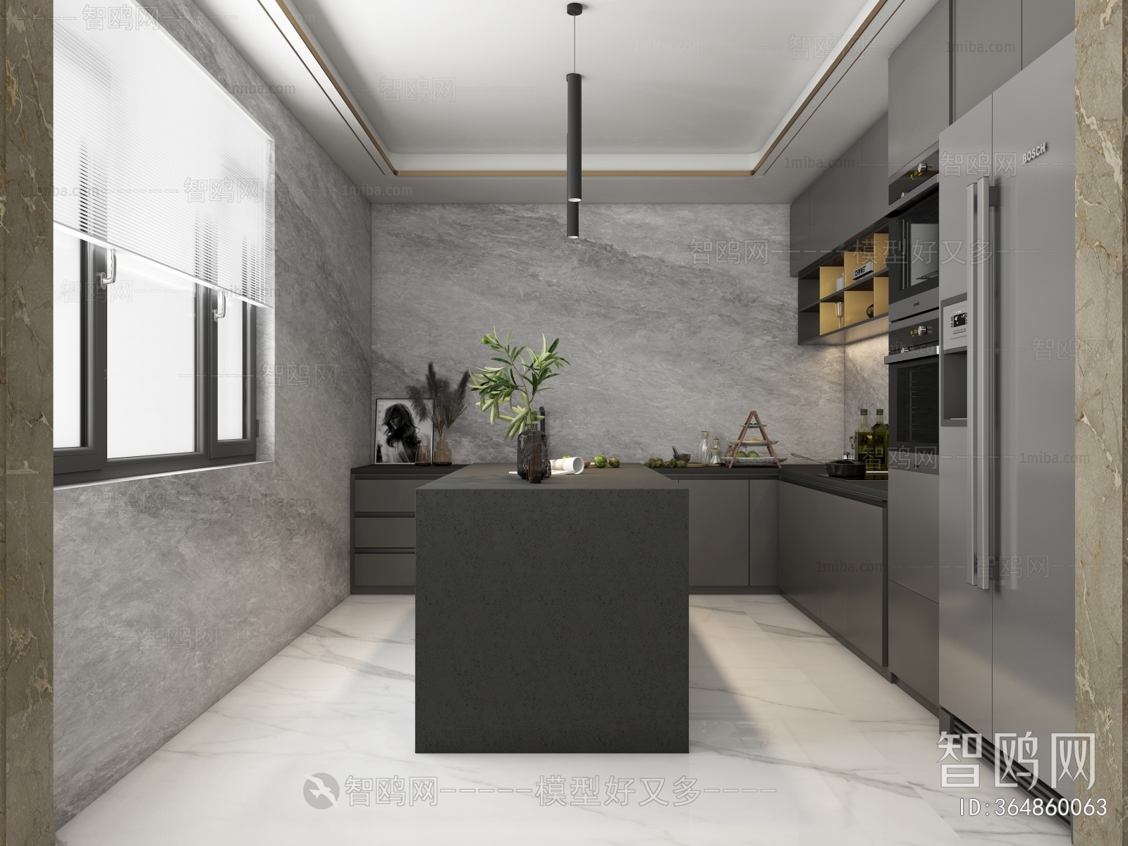 Modern Open Kitchen