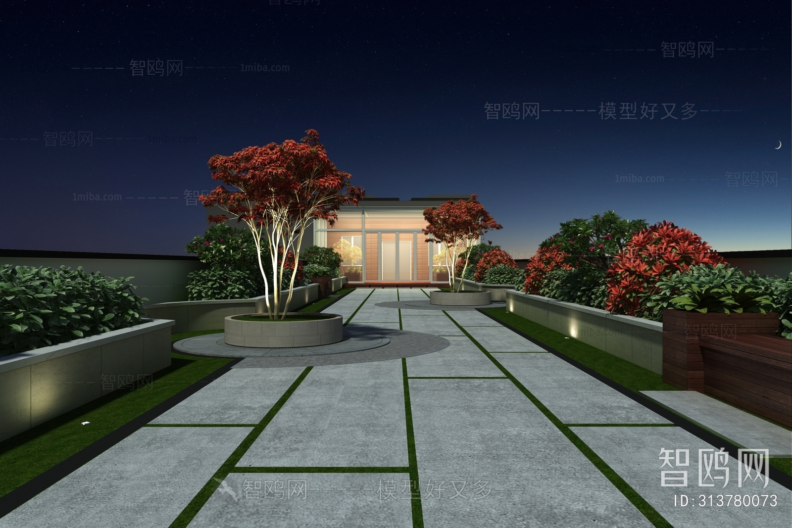 New Chinese Style Courtyard/landscape