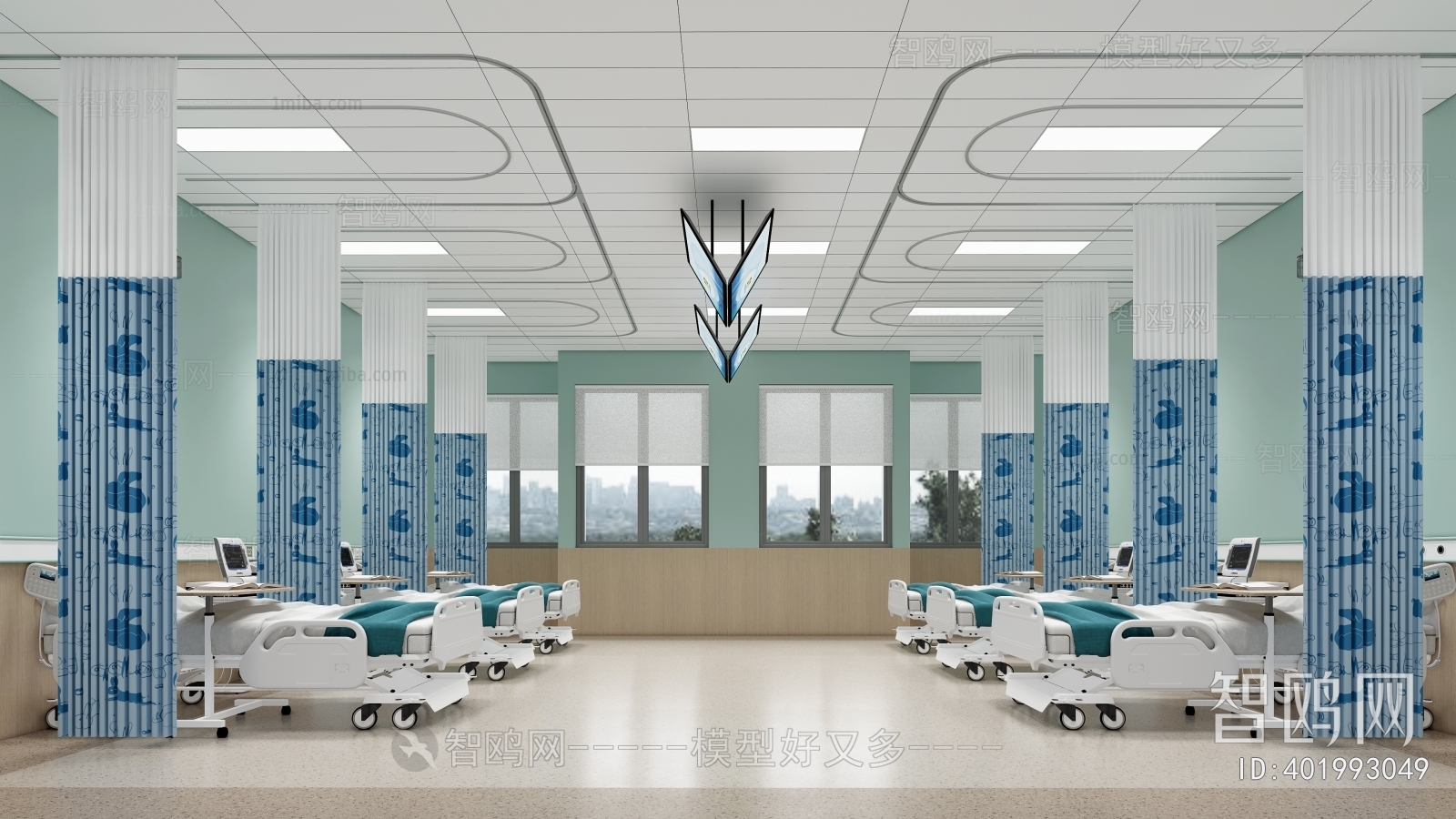现代医院病房
