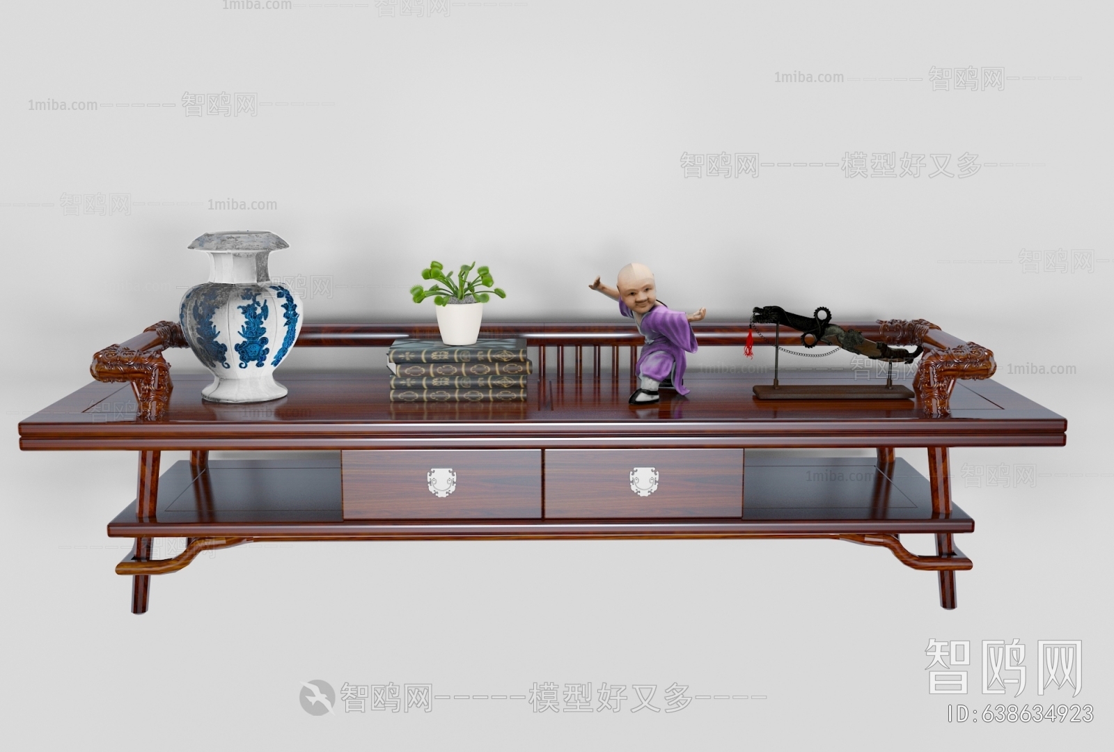 New Chinese Style TV Cabinet