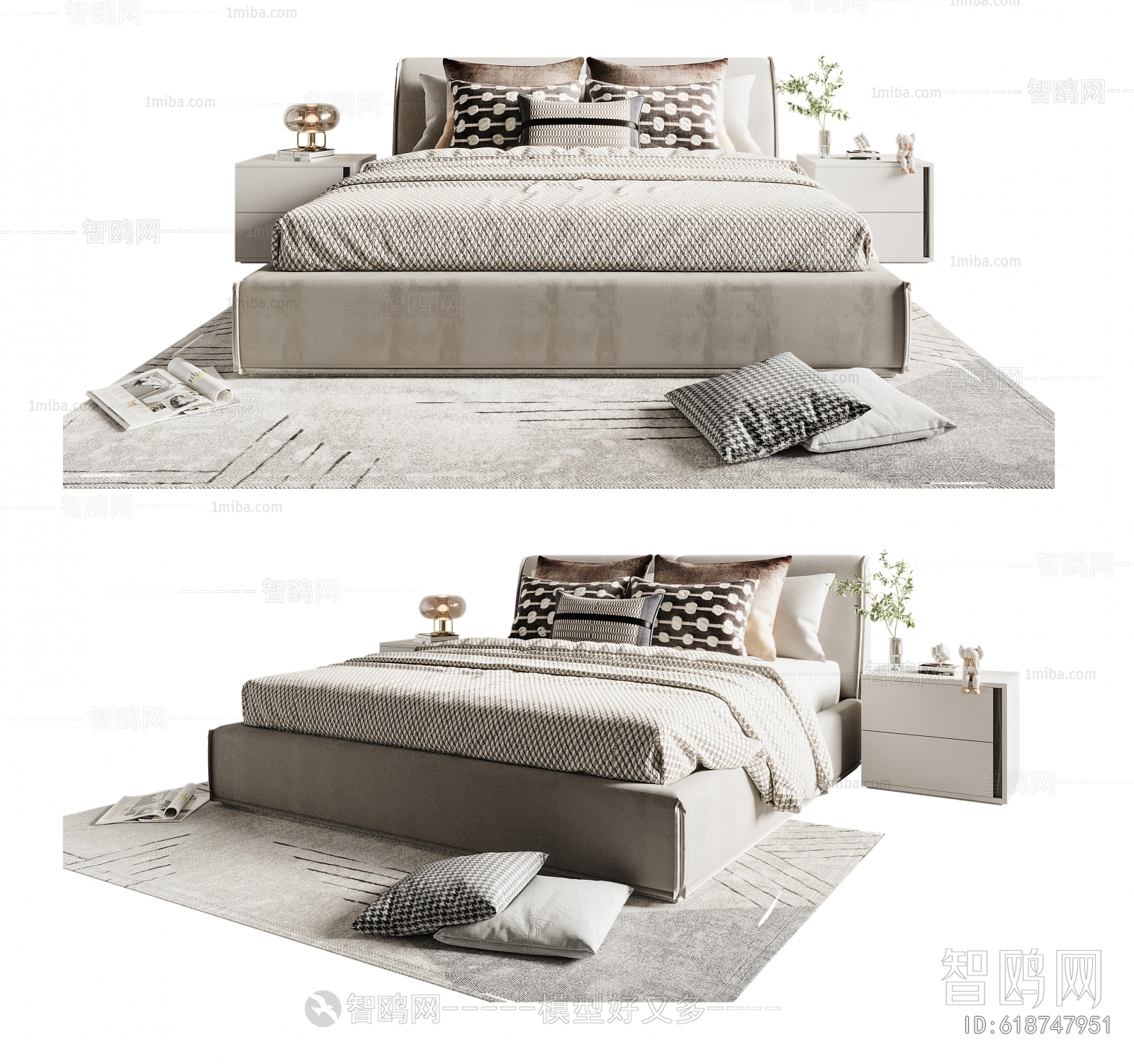 Modern Double Bed