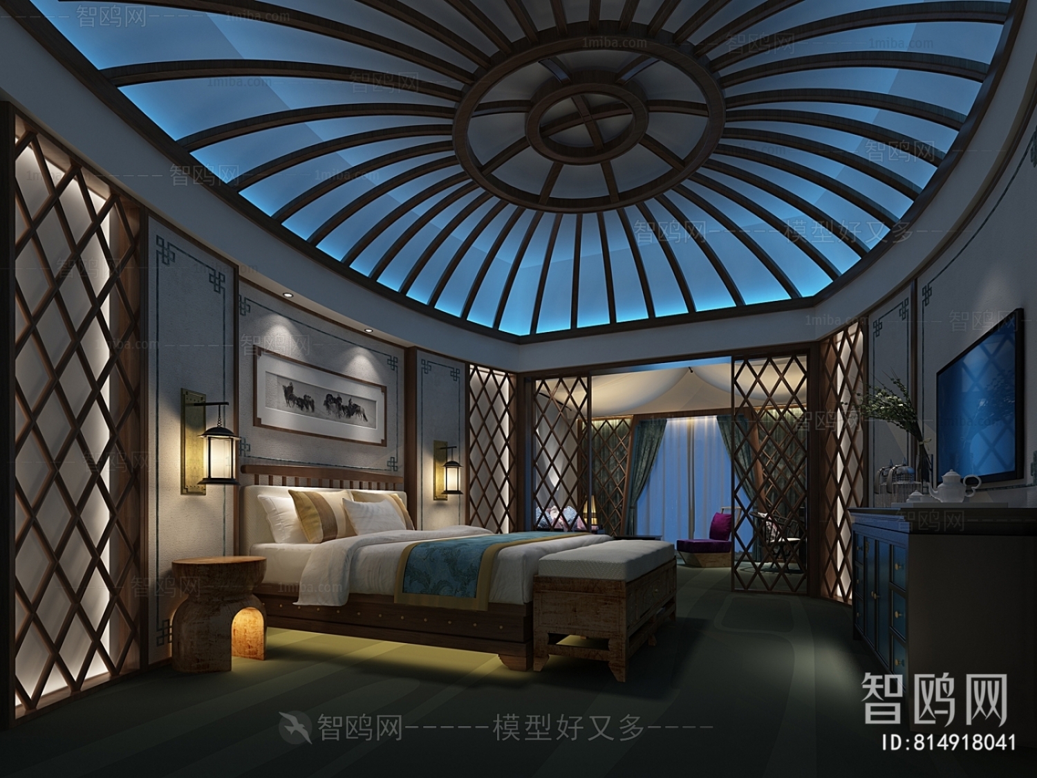 New Chinese Style Guest Room