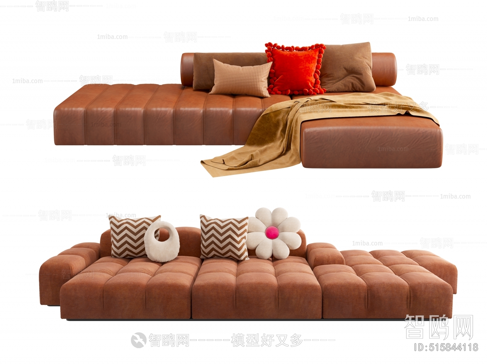 Modern Multi Person Sofa