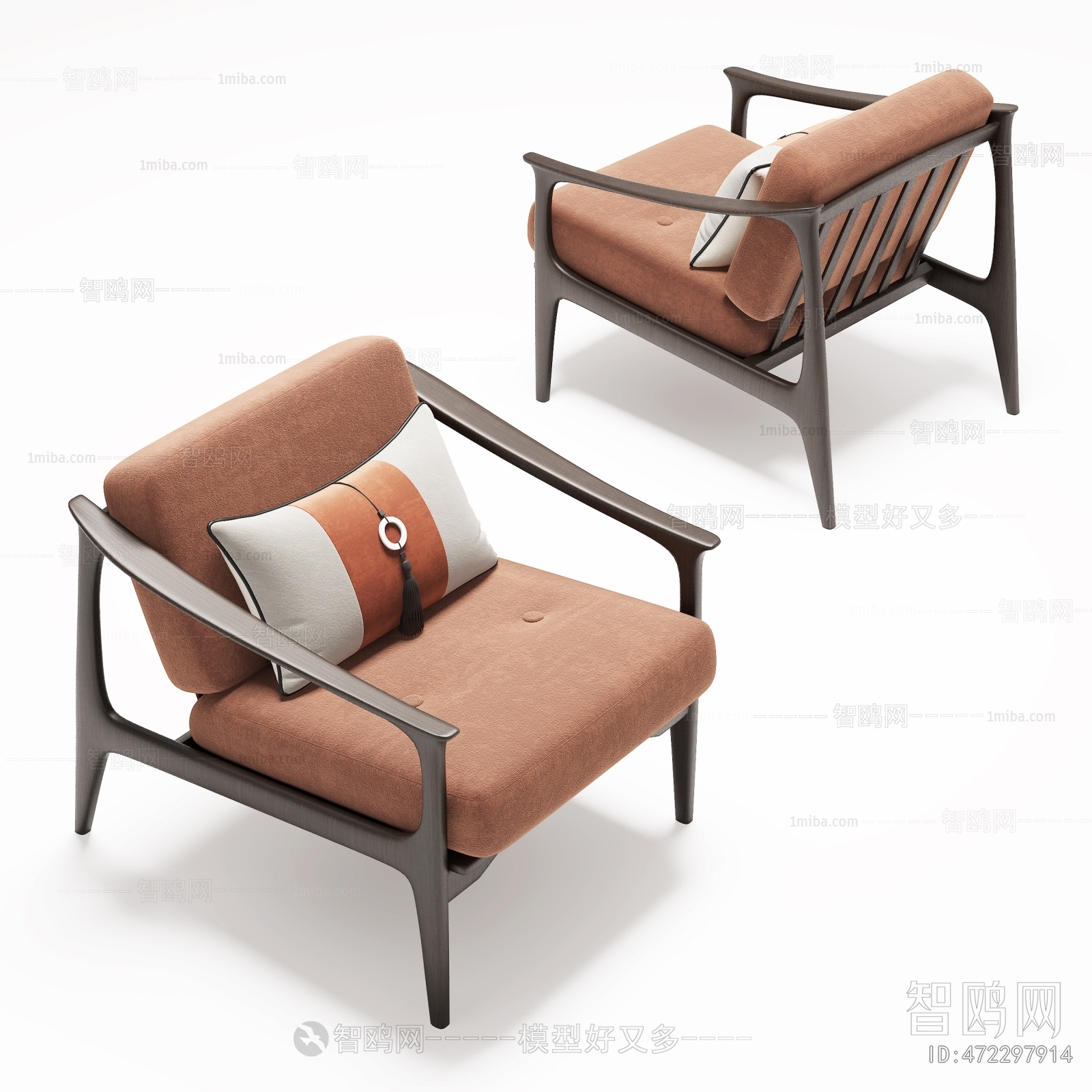 New Chinese Style Lounge Chair