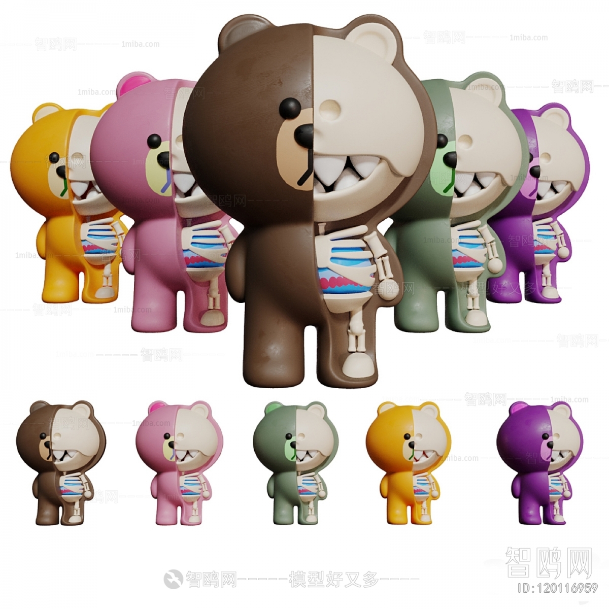 现代布朗熊玩具