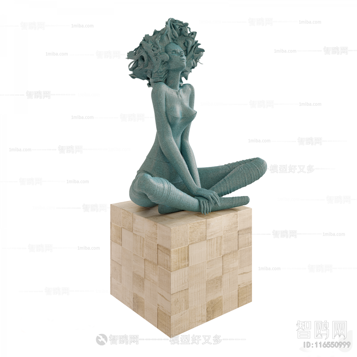 现代女性雕塑