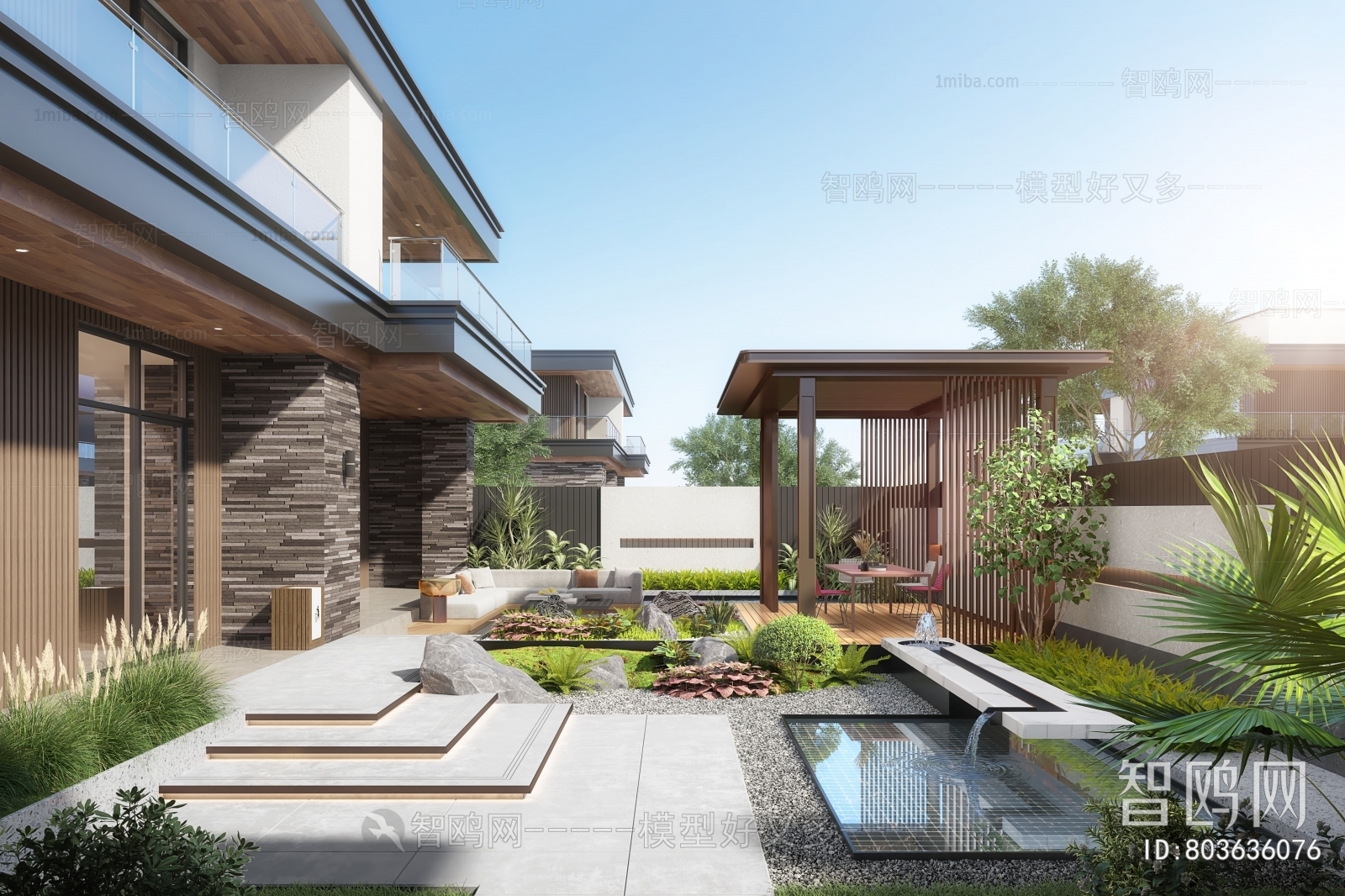 Modern Courtyard/landscape