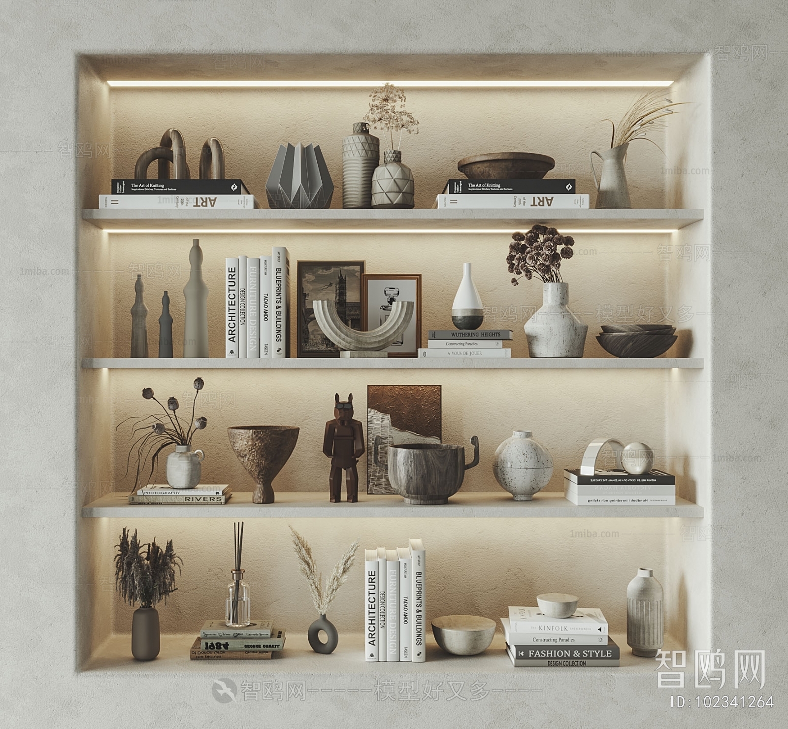 Modern Wabi-sabi Style Decorative Set