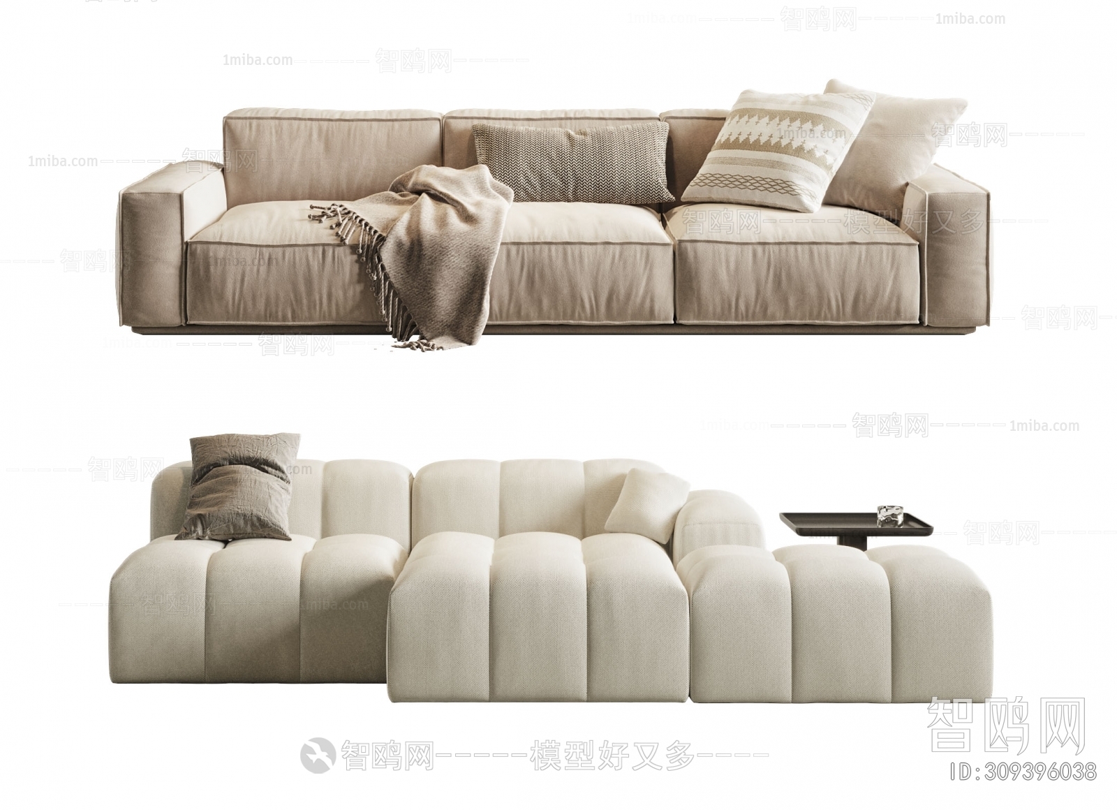 Modern Three-seat Sofa