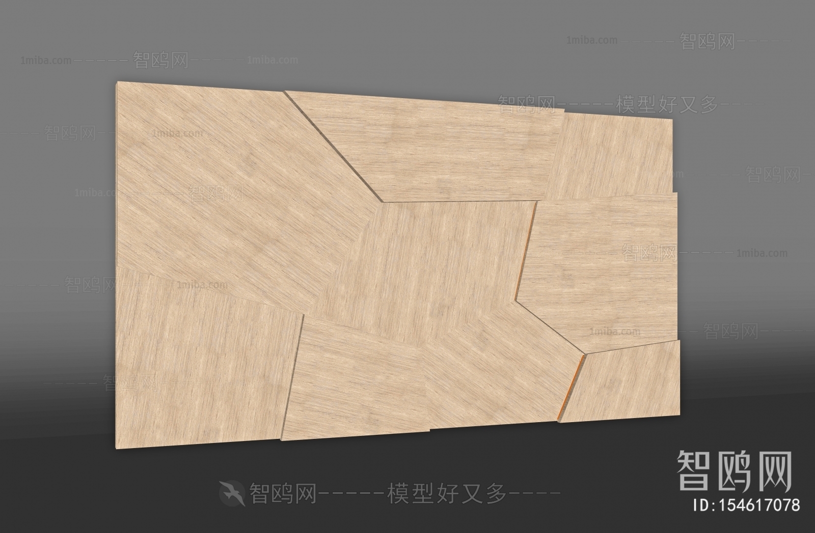 现代实木墙面装饰板