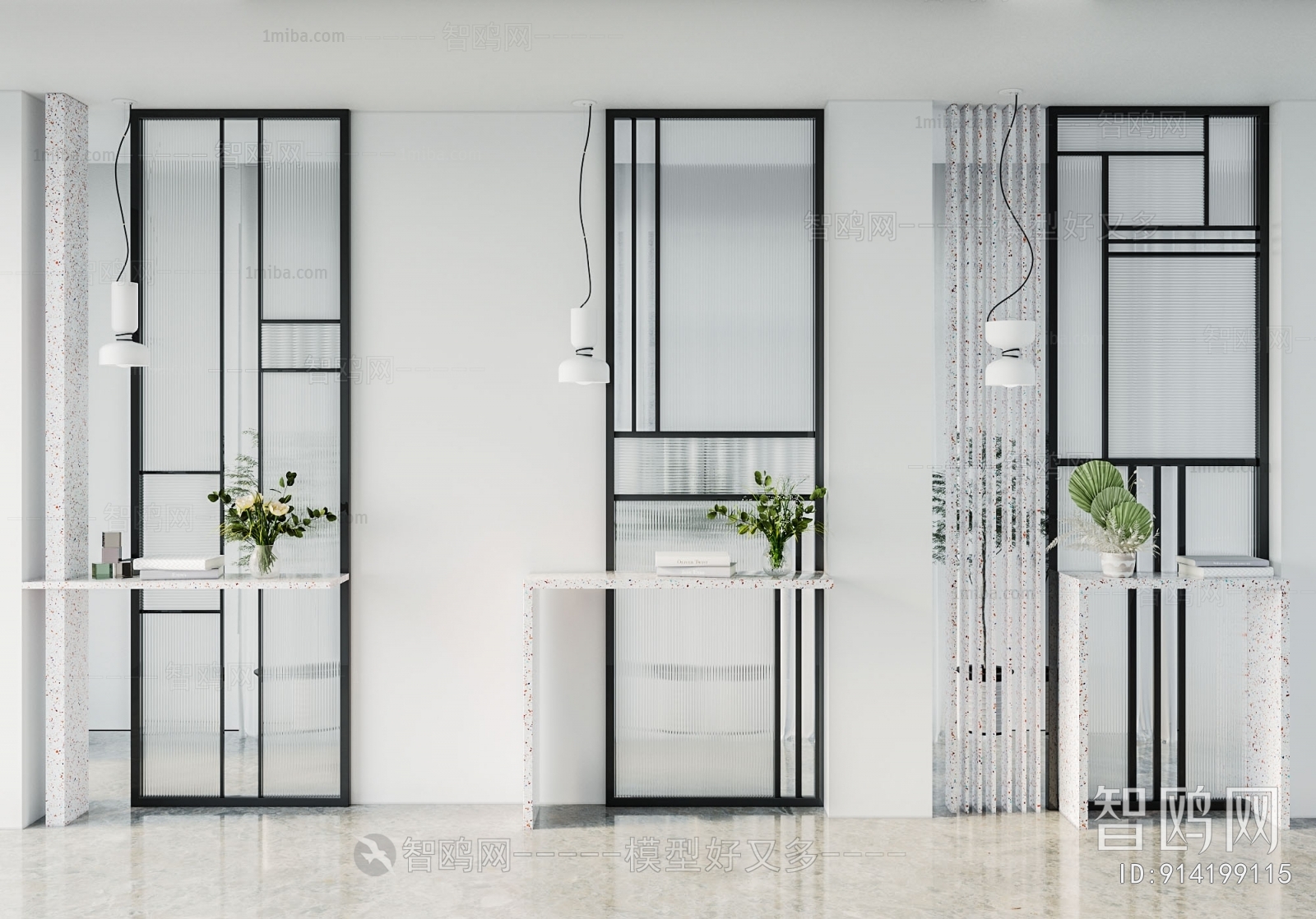 Modern Glass Screen Partition