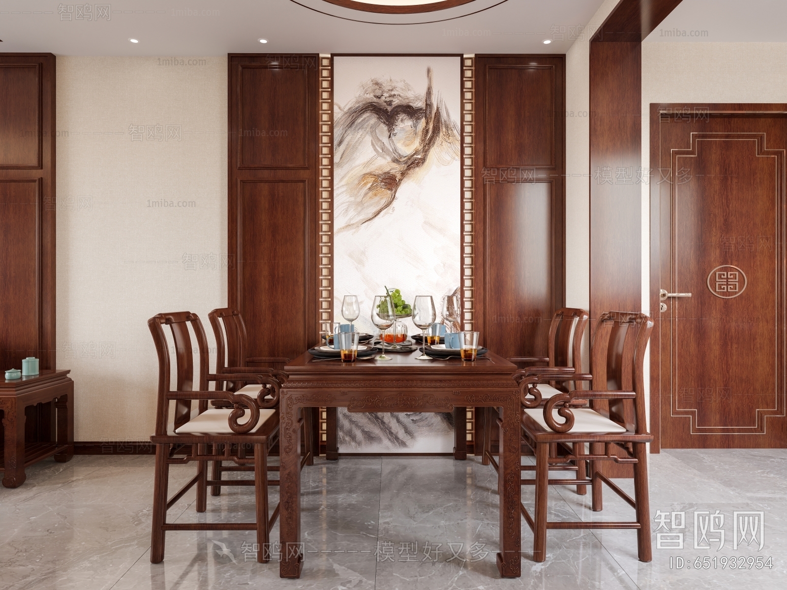 Chinese Style Dining Room