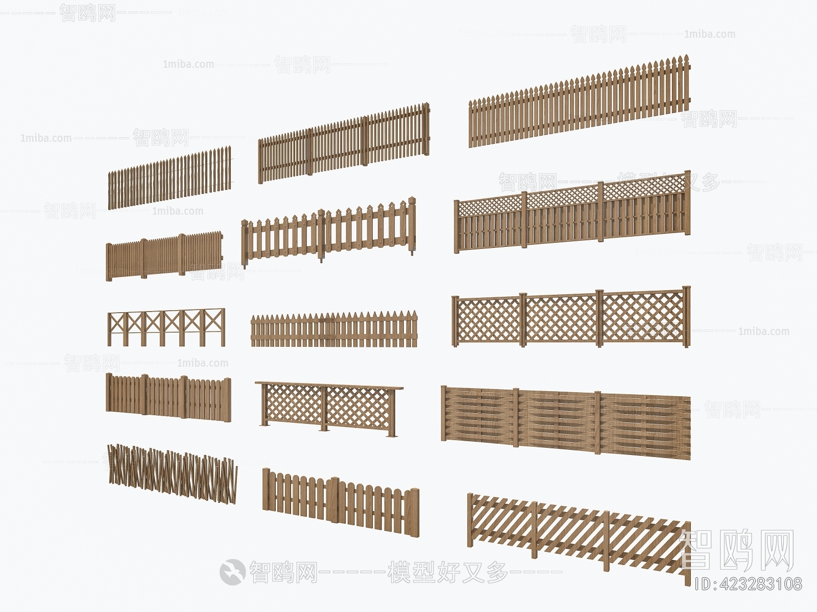 新中式实木栏杆