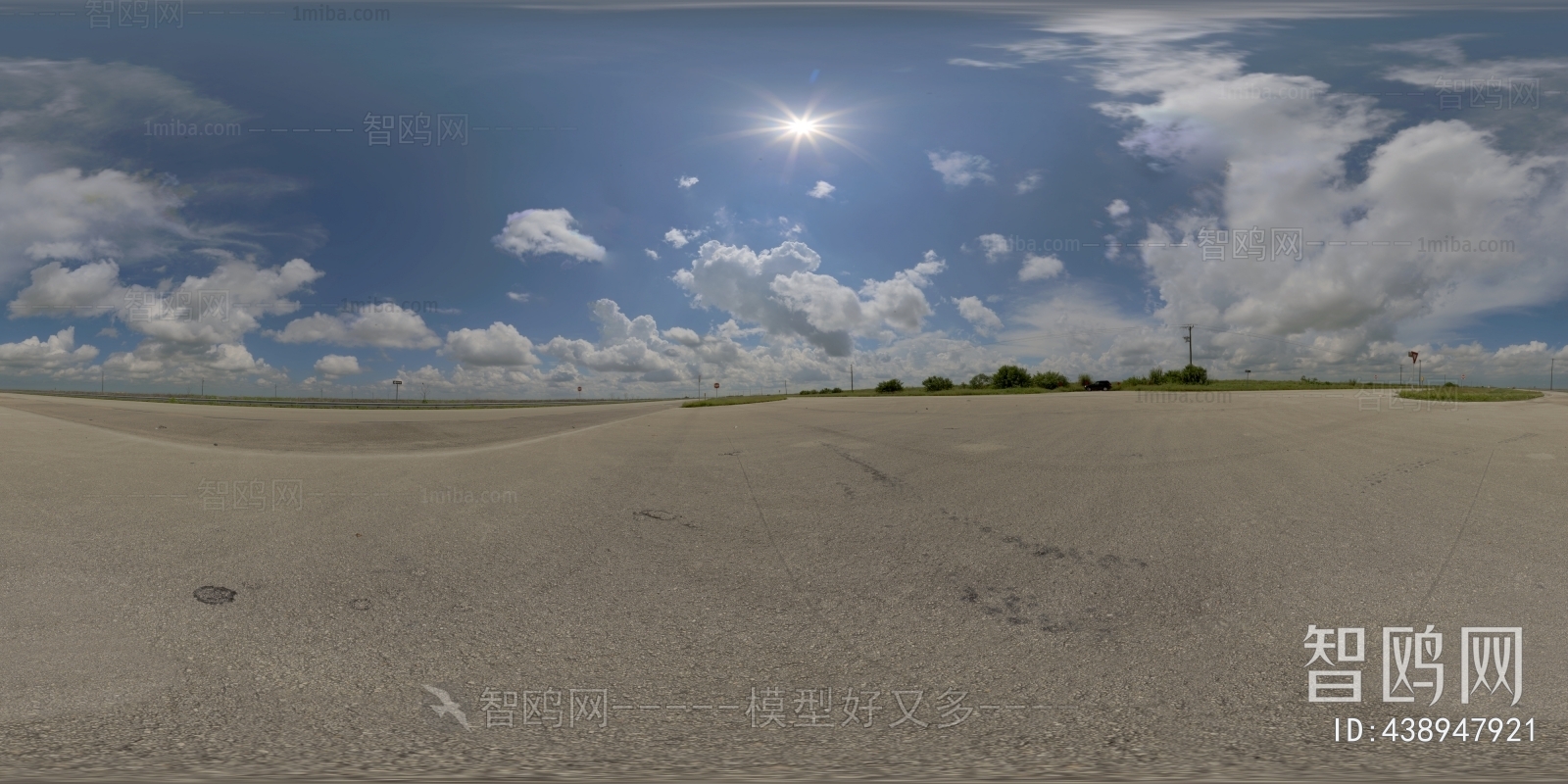 道路HDR贴图3D模型下载