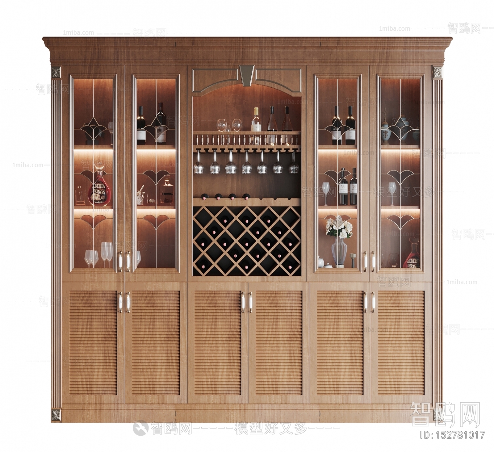 American Style Wine Cabinet