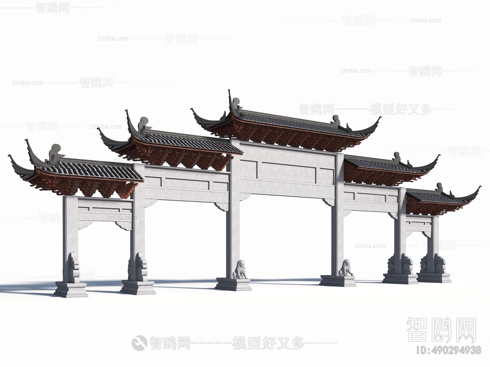 Chinese Style New Chinese Style Building Component