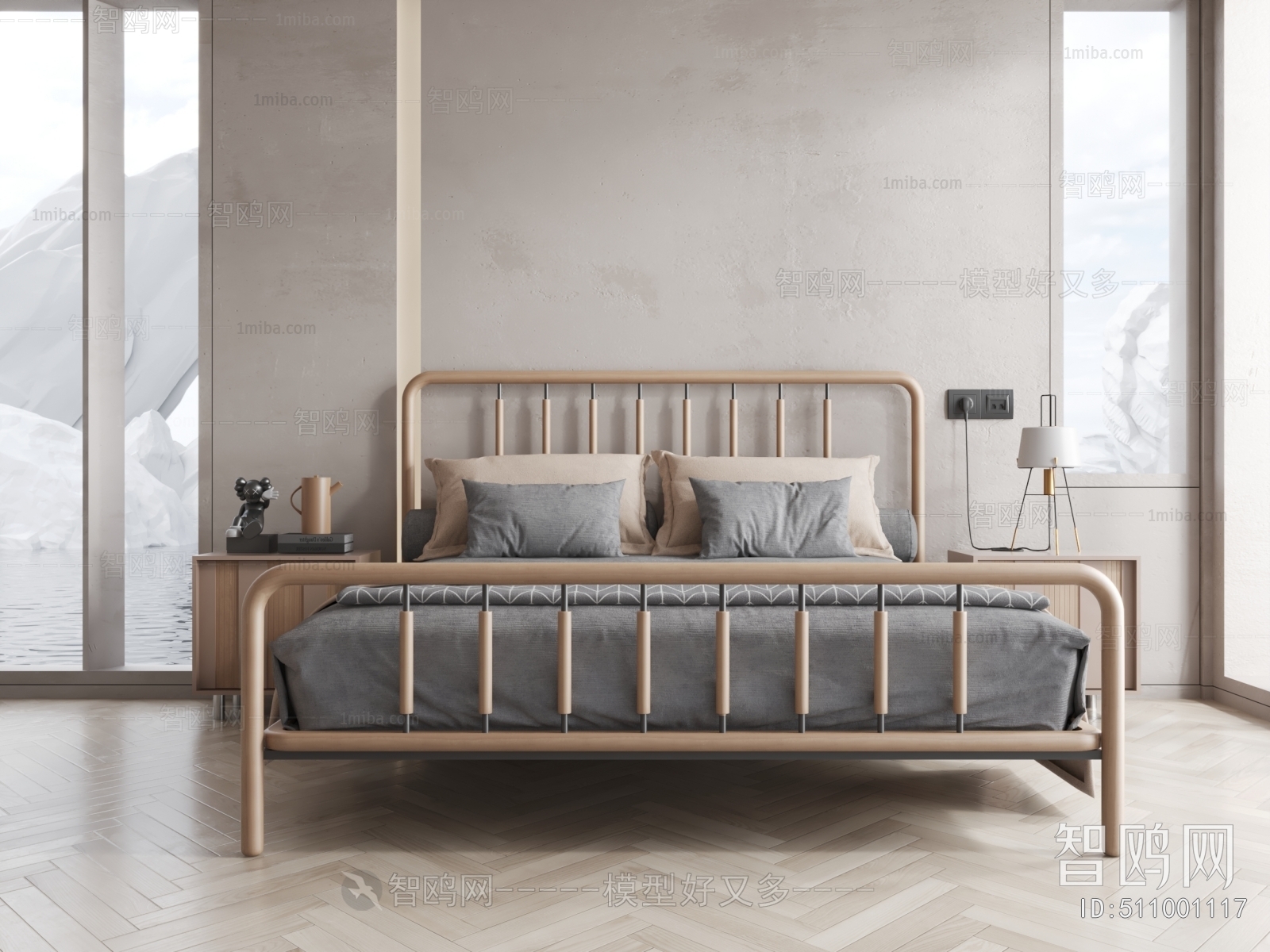 Modern Double Bed