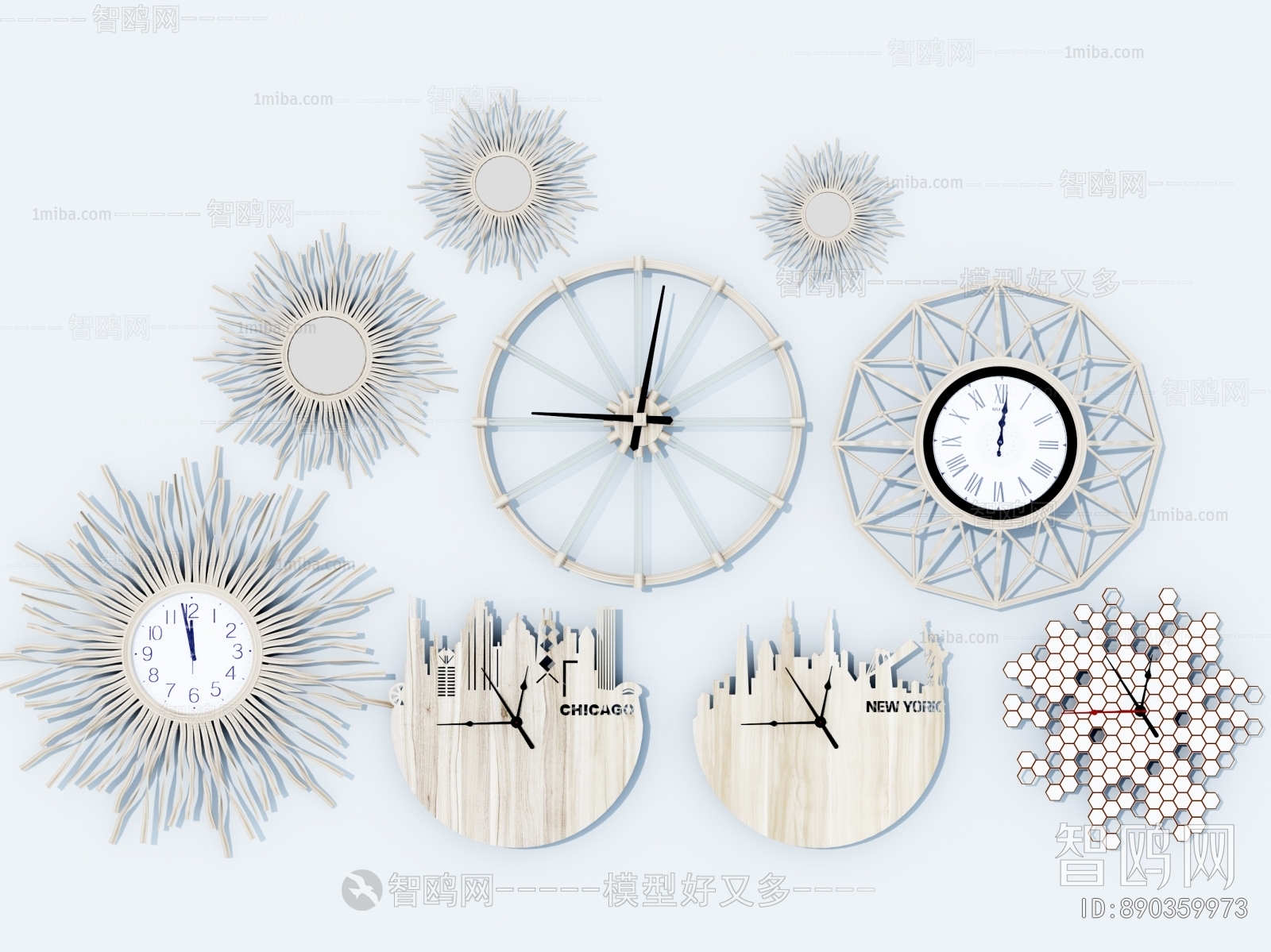 Modern Clocks And Watches