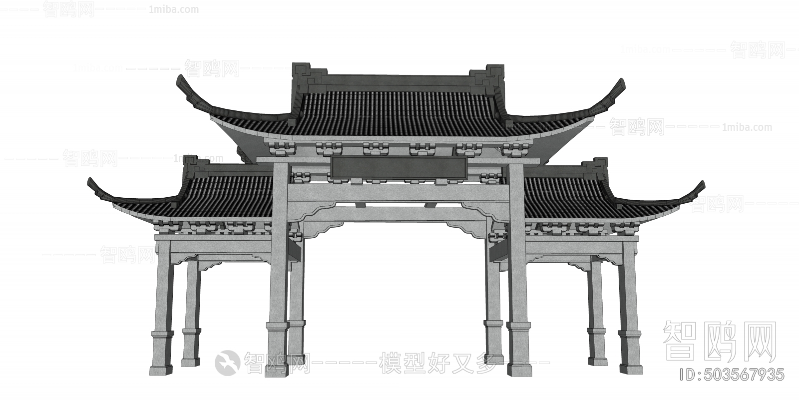 Chinese Style New Chinese Style Building Component