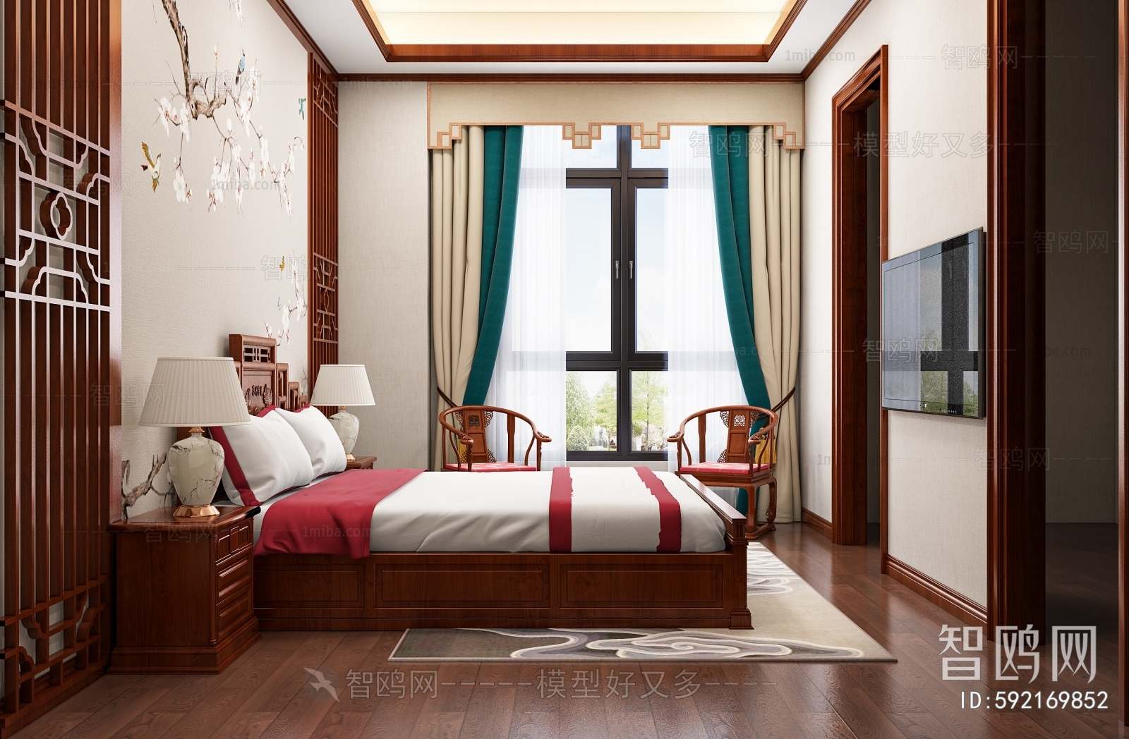 Chinese Style Guest Room