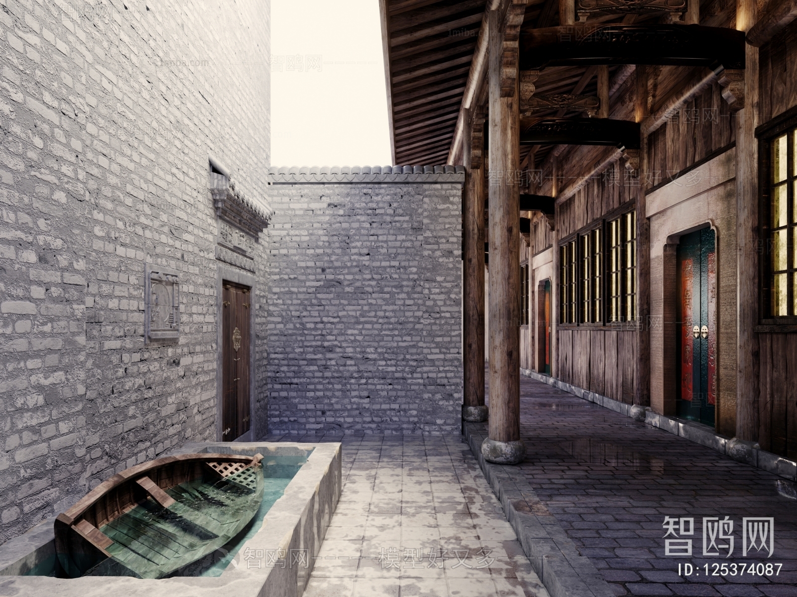 Chinese Style Courtyard/landscape