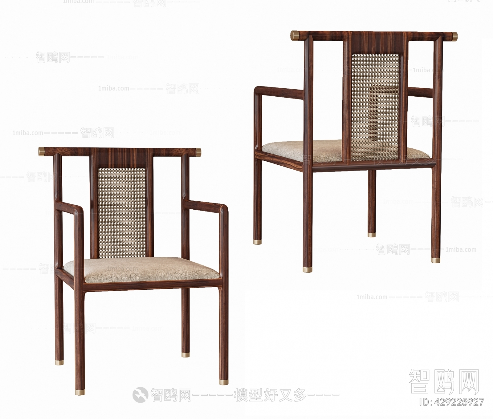 New Chinese Style Single Chair