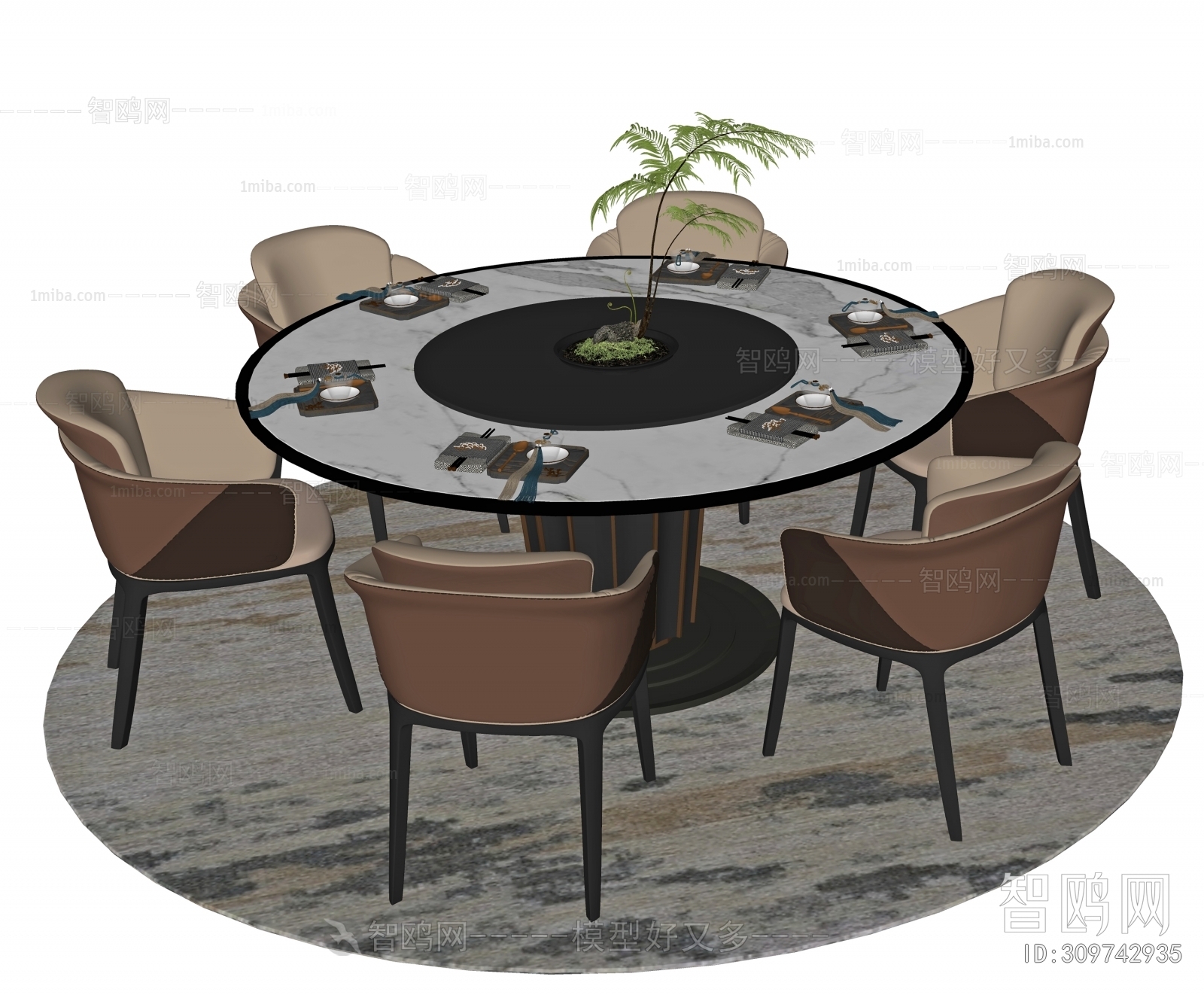 New Chinese Style Dining Table And Chairs