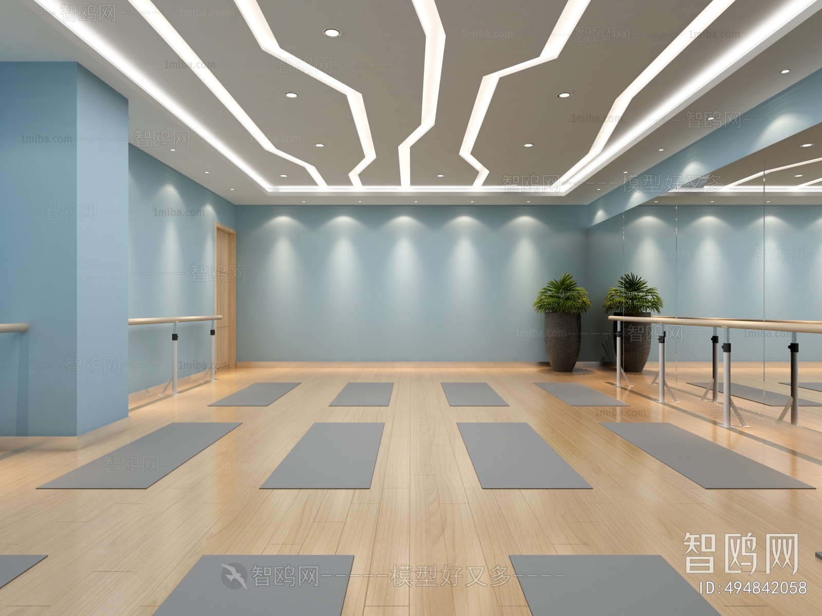 Modern Yoga Room