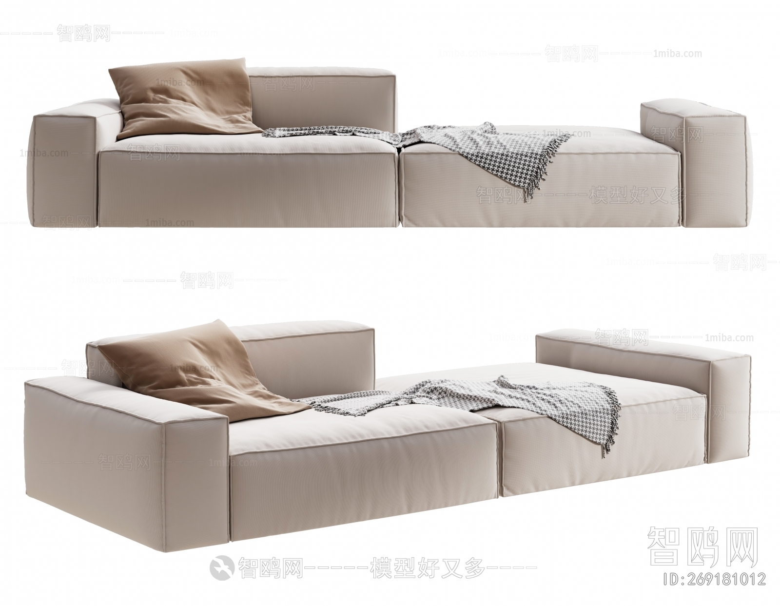 poliform 现代双人沙发