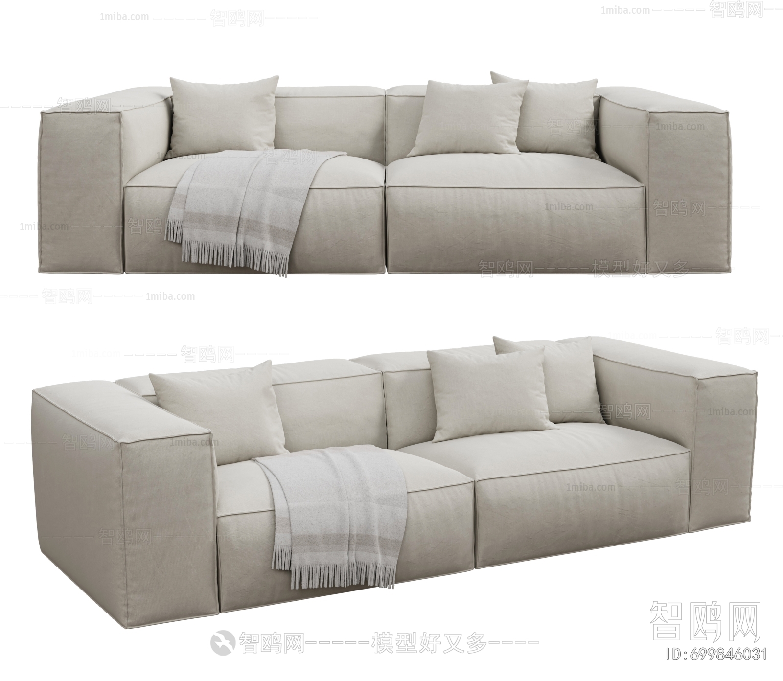 Corner现代双人沙发