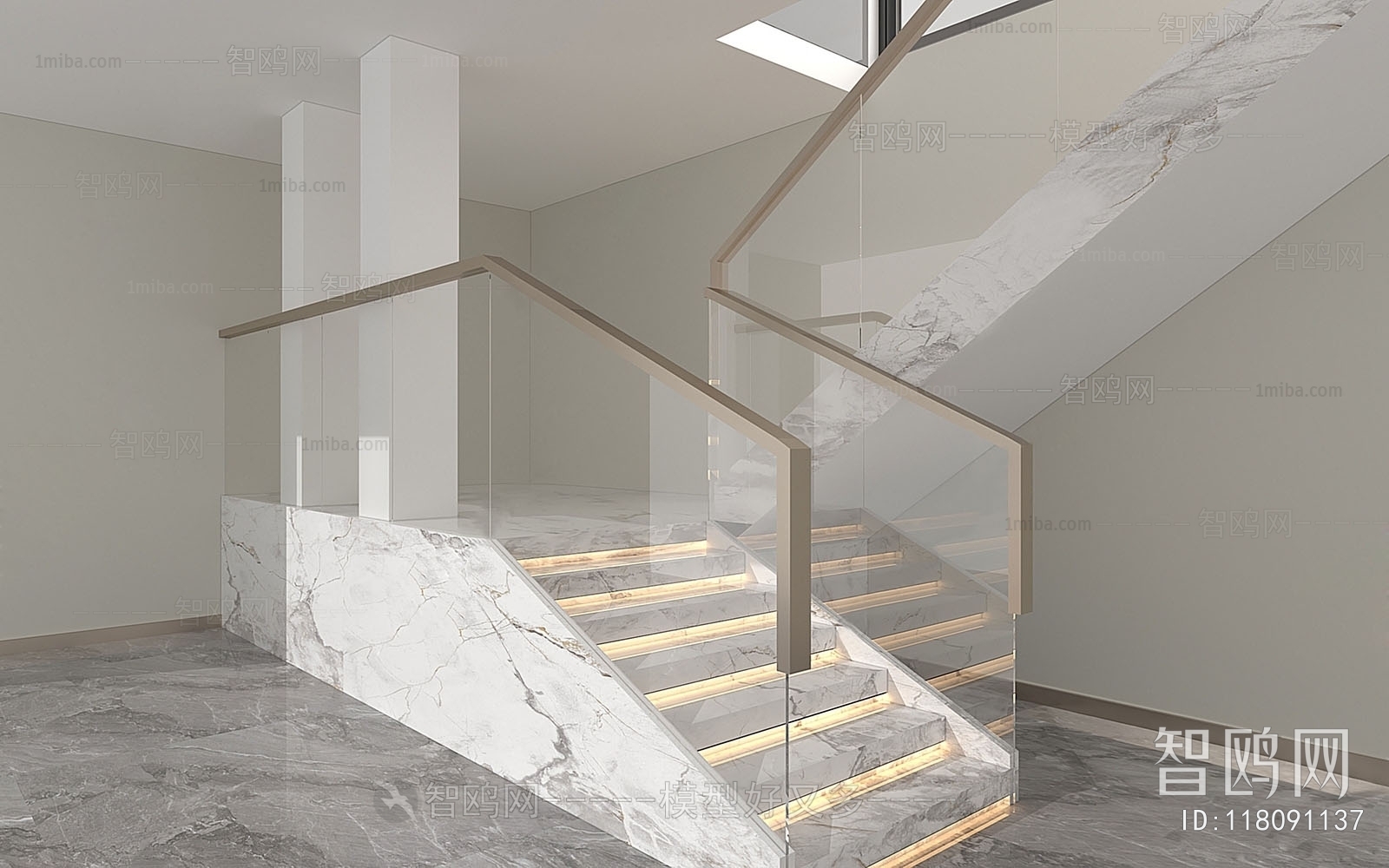 Modern Stair Balustrade/elevator