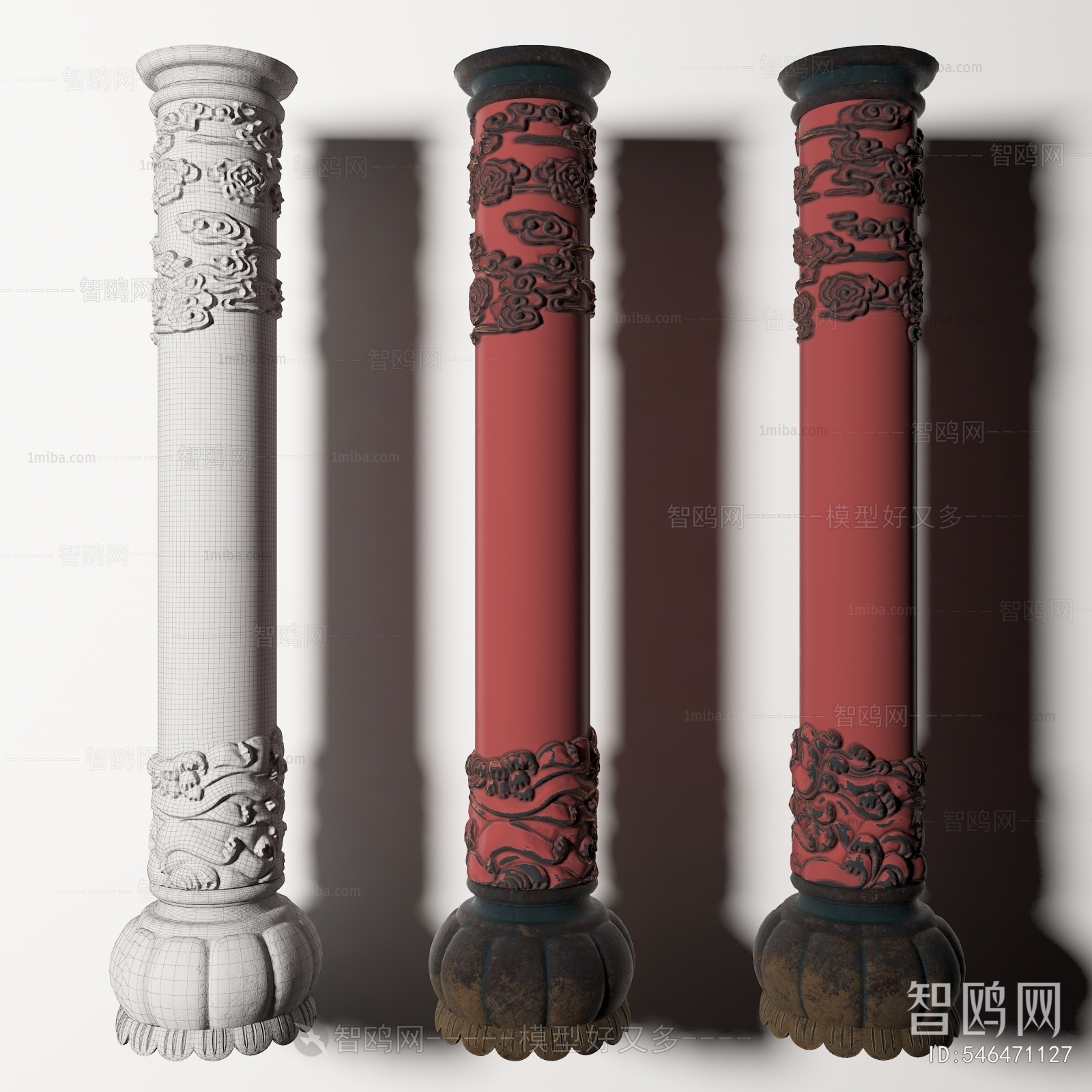 Chinese Style Column