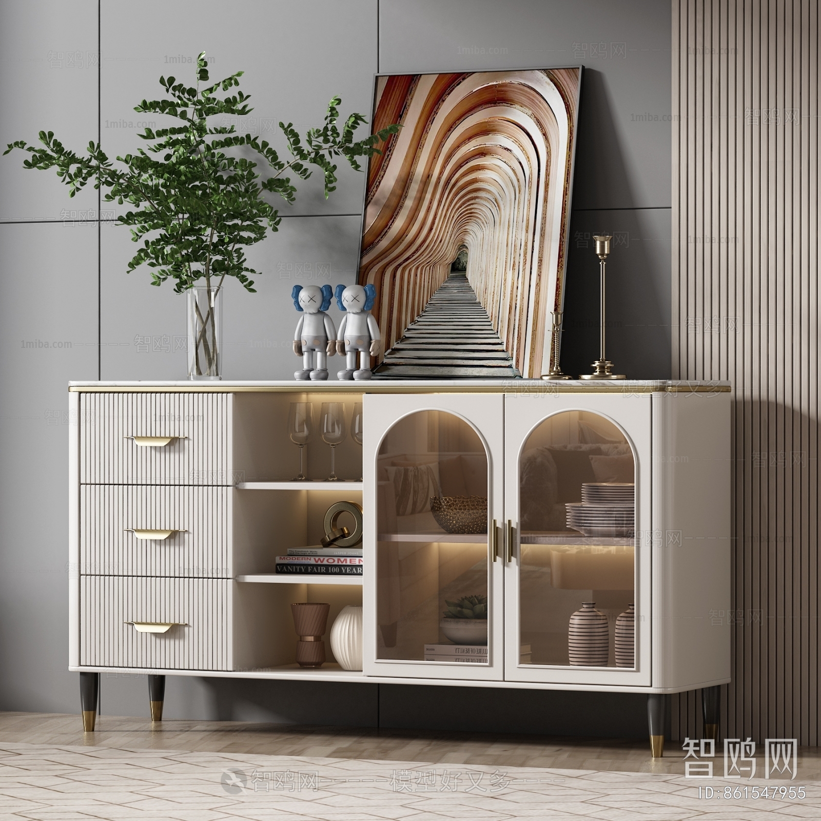 Modern Entrance Cabinet