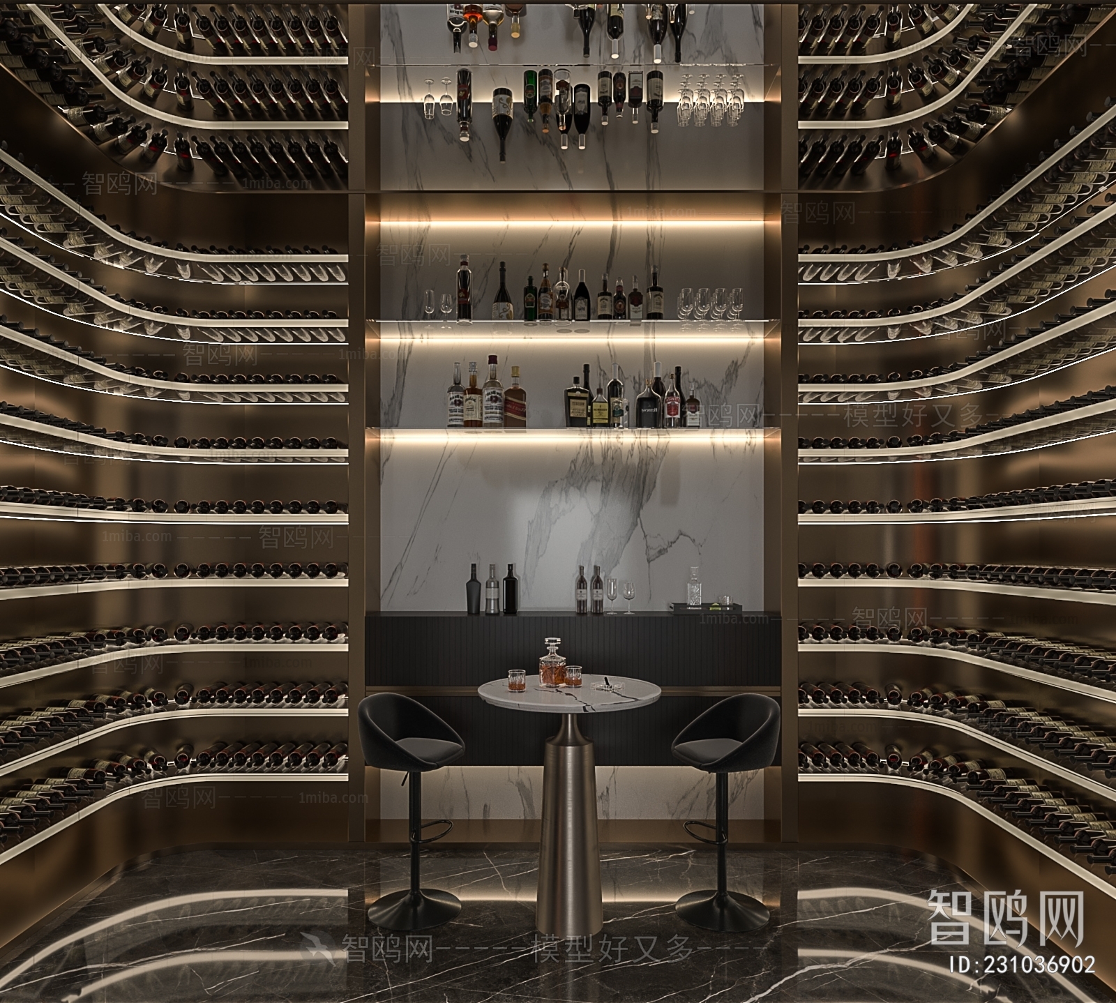 Modern Wine Cellar/Wine Tasting Room