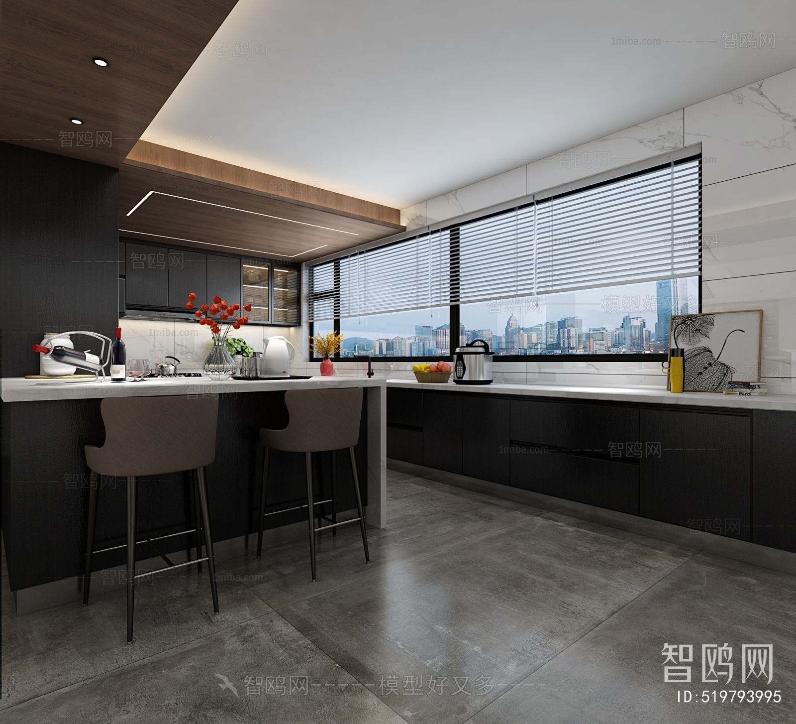 Modern Open Kitchen