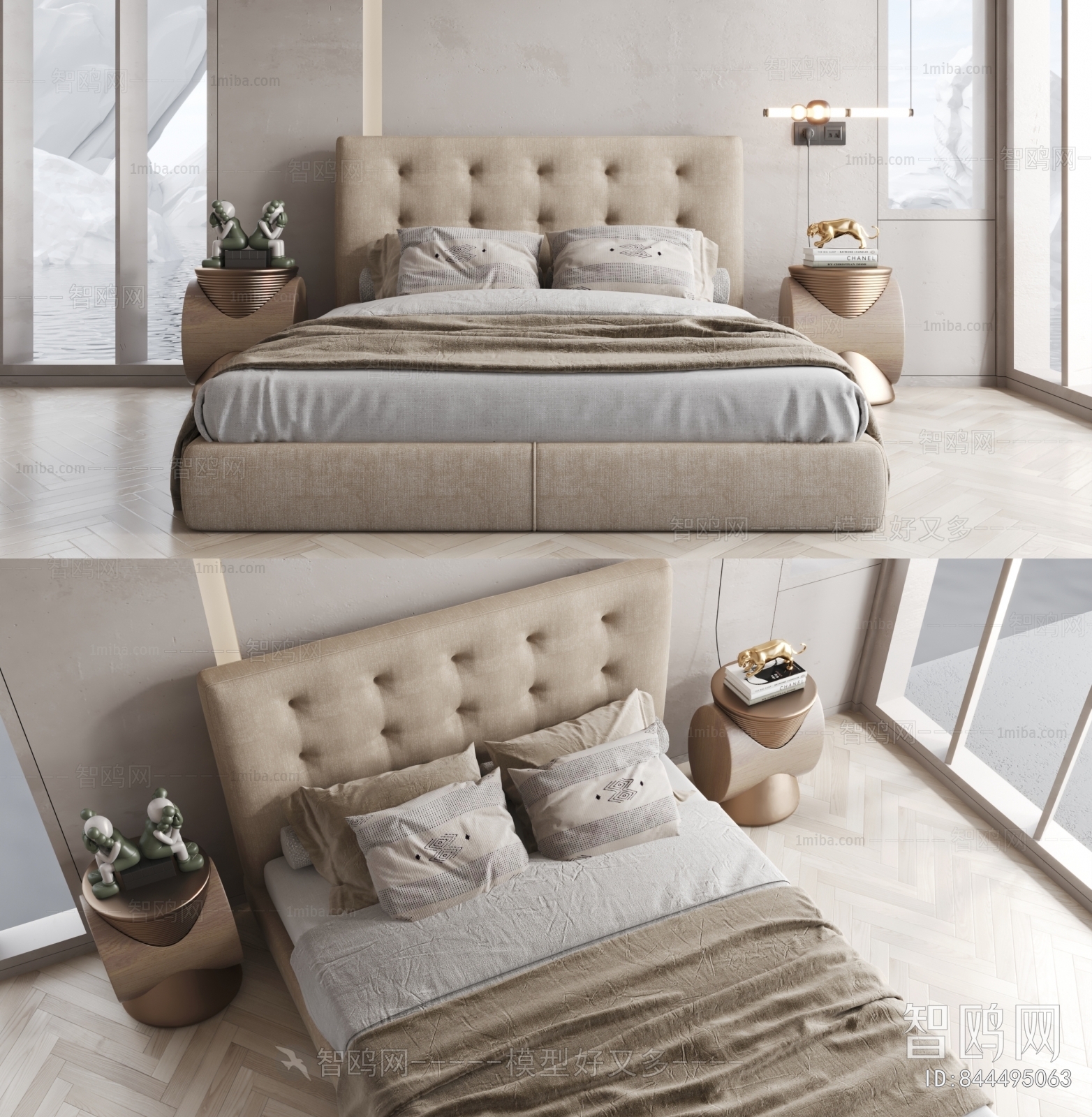 Modern Double Bed