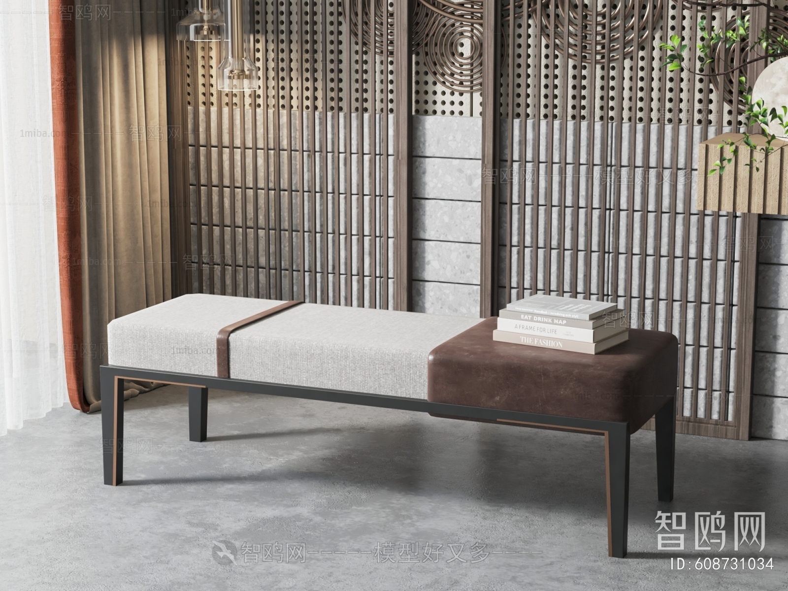 New Chinese Style Bench