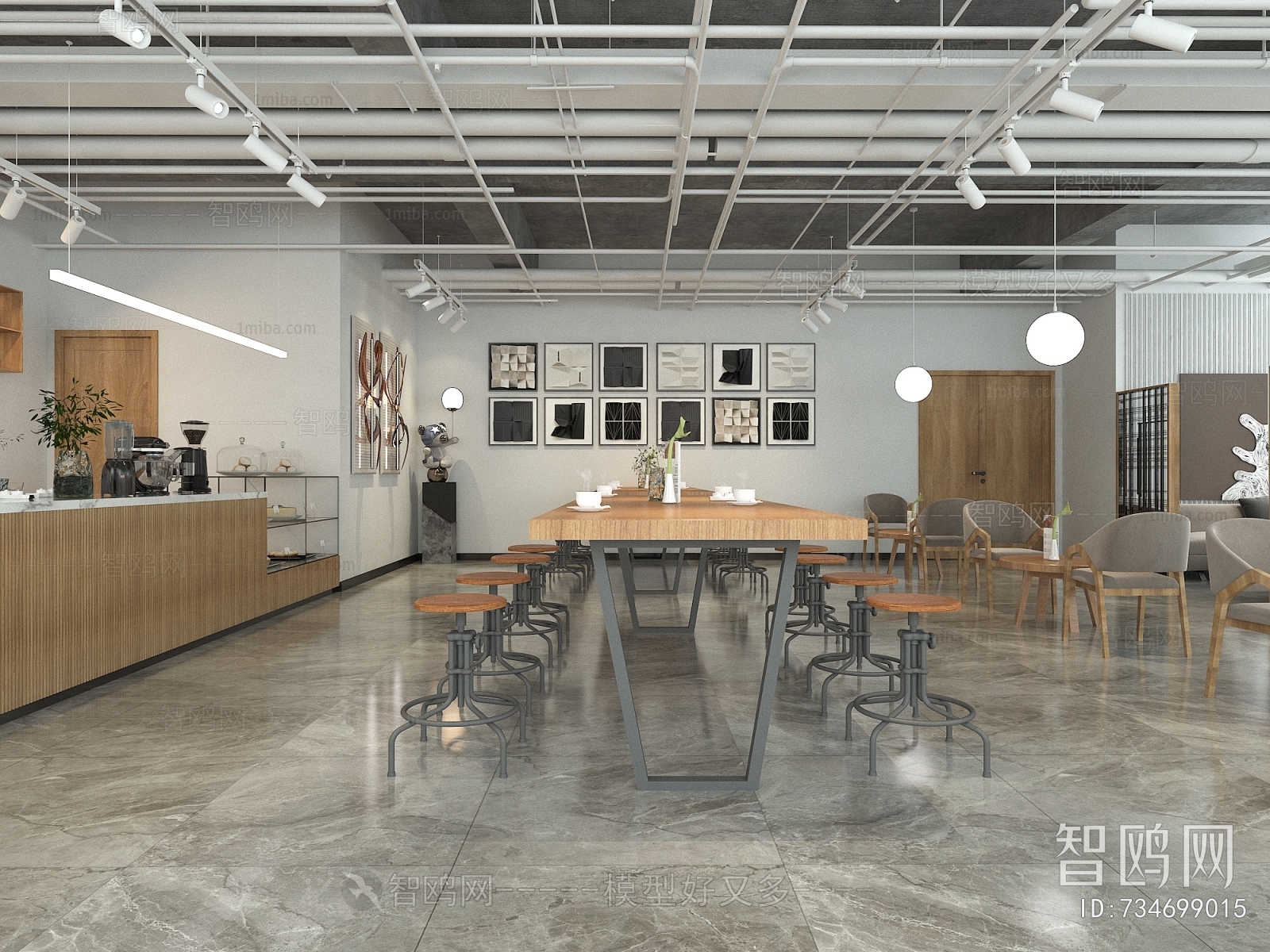 Industrial Style Cafe