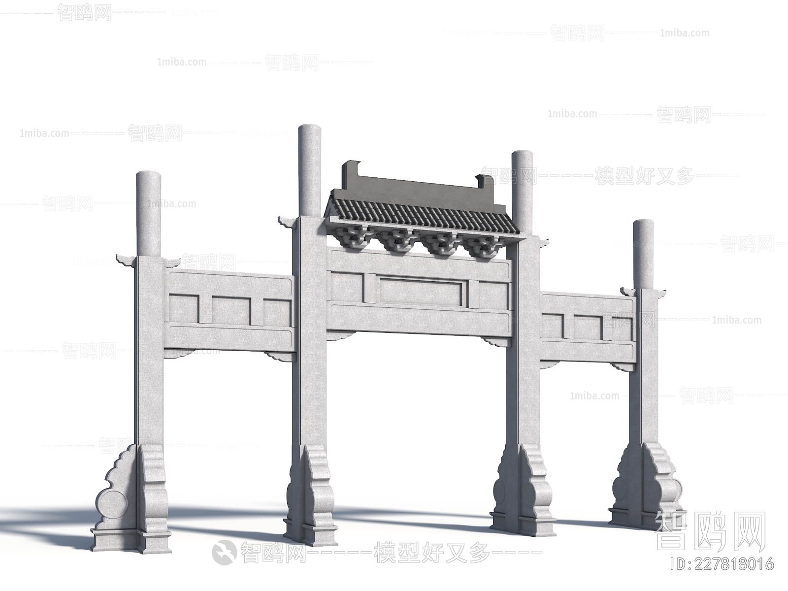 Chinese Style Ancient Architectural Buildings