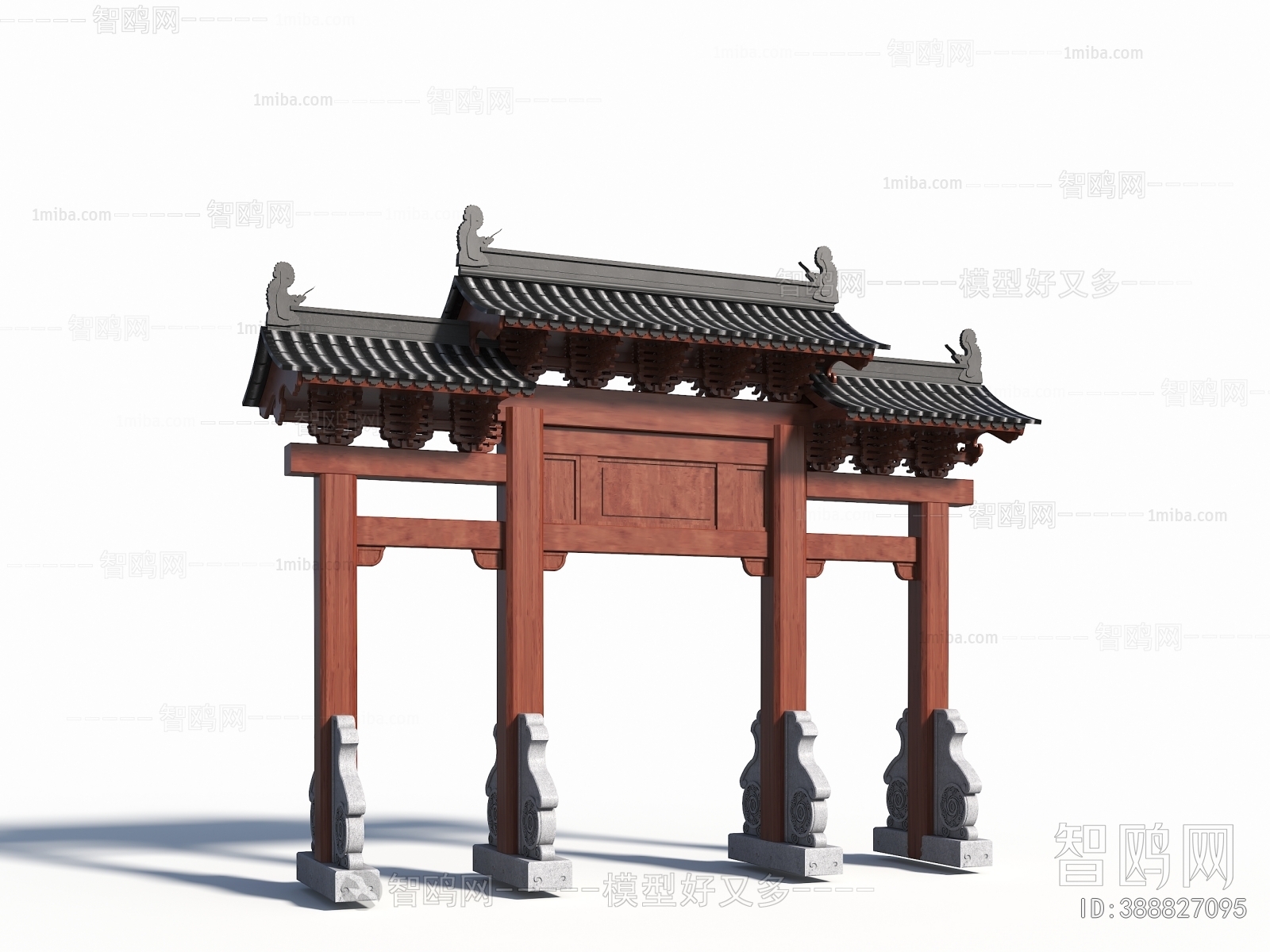 Chinese Style Ancient Architectural Buildings