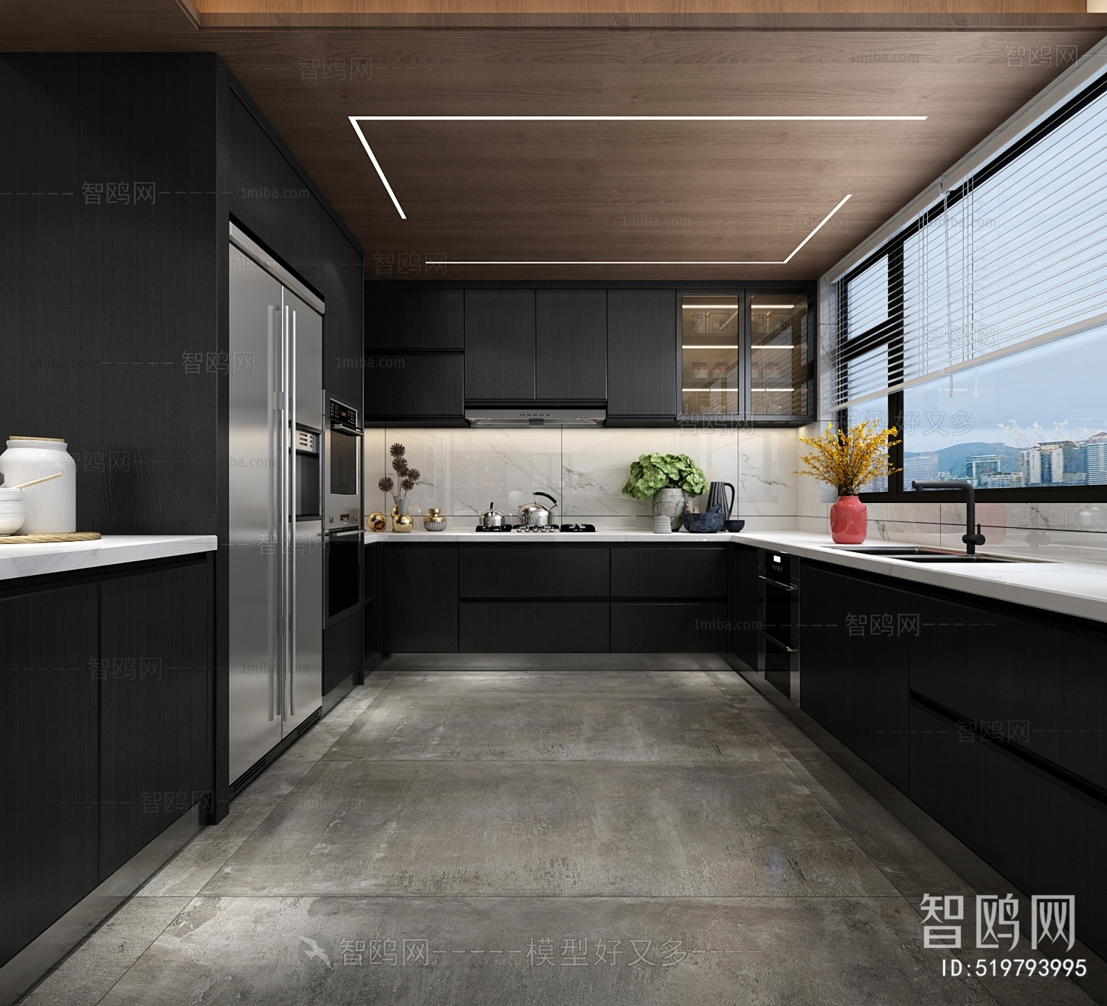 Modern Open Kitchen