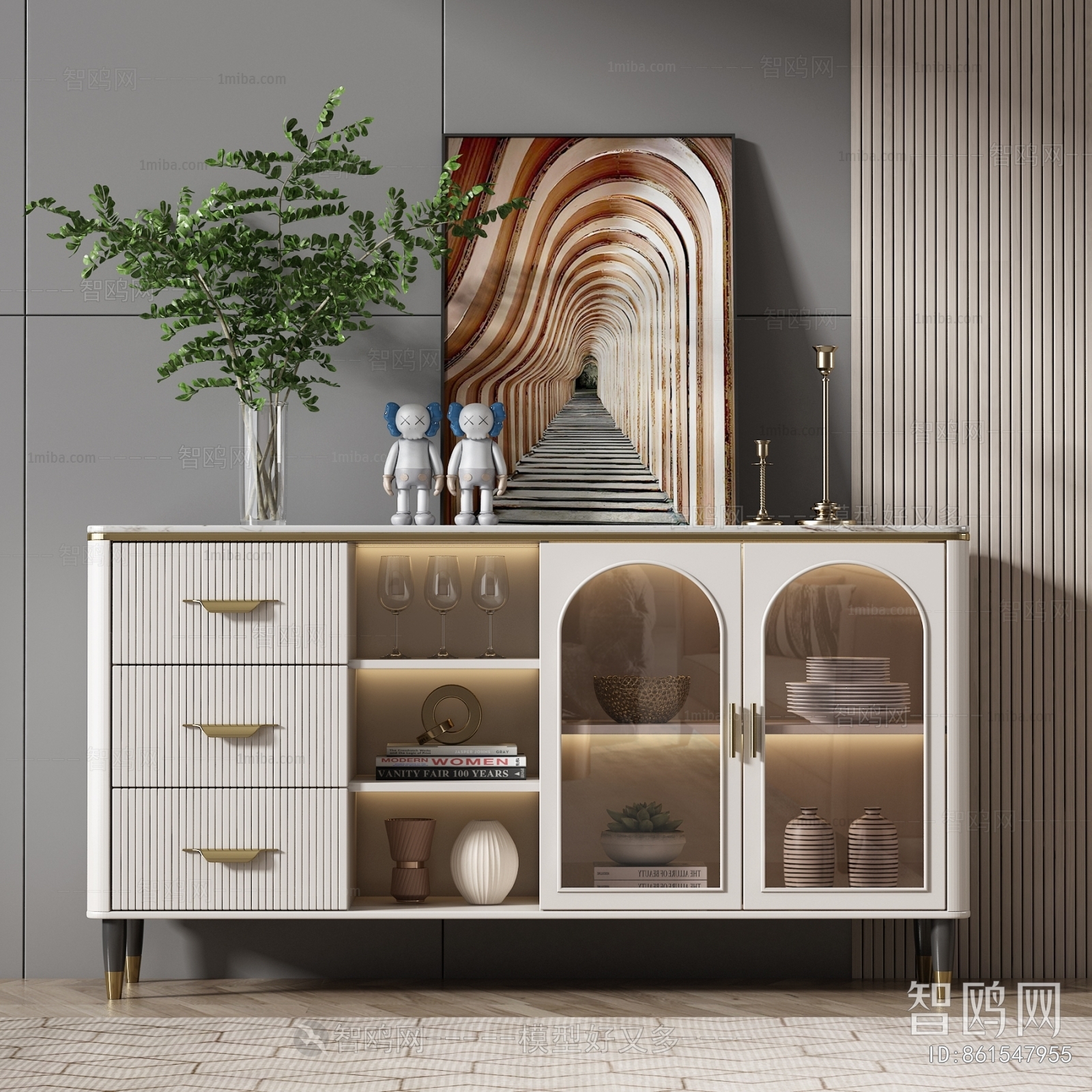 Modern Entrance Cabinet