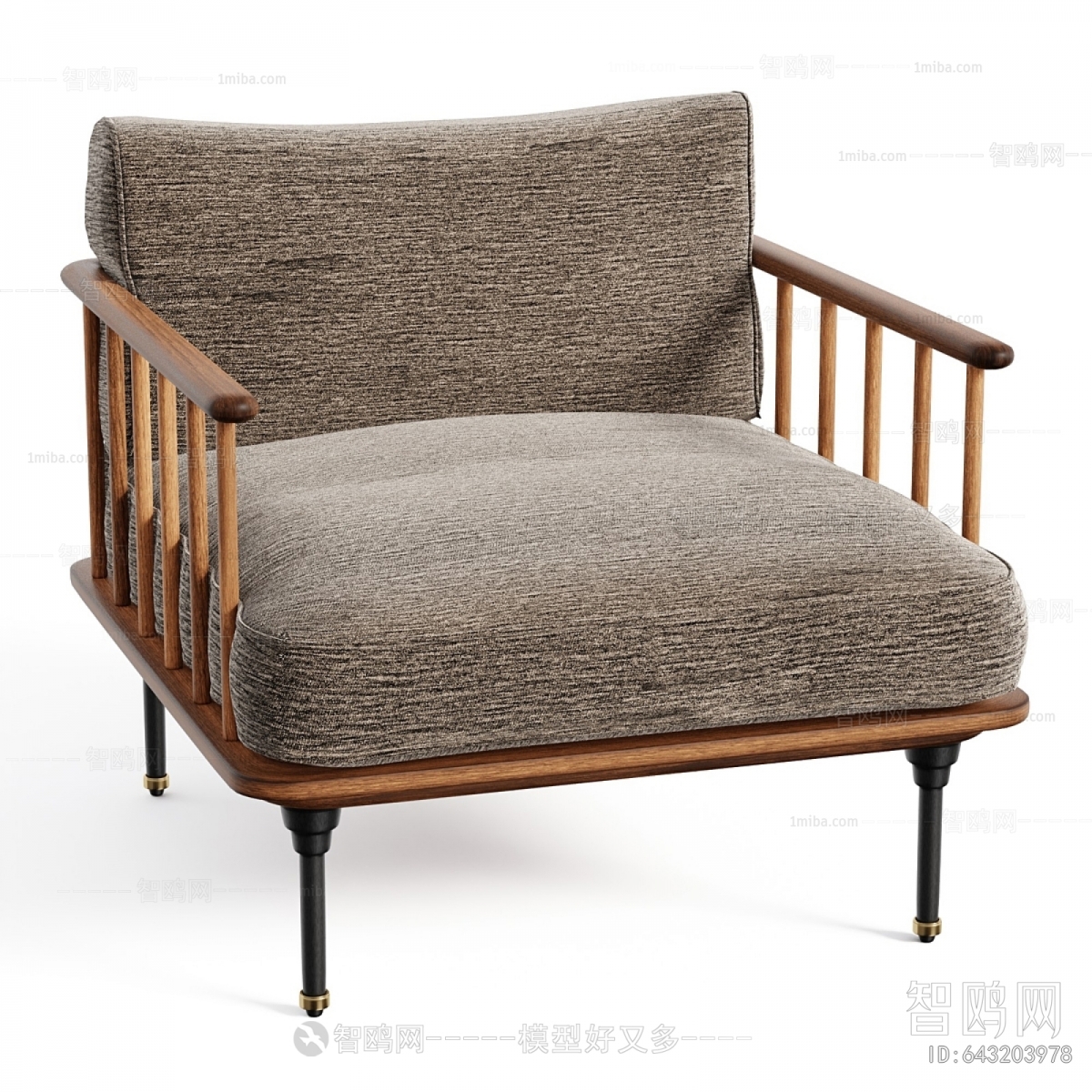 Wabi-sabi Style Lounge Chair