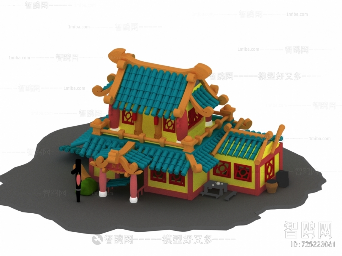 New Chinese Style Building Appearance