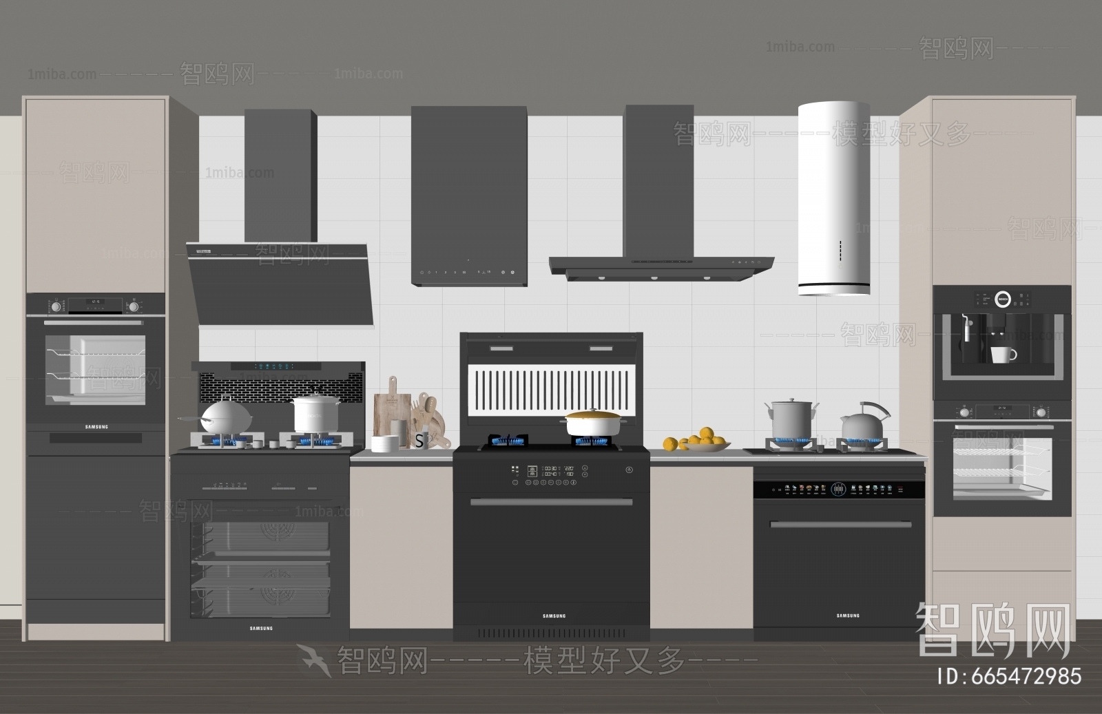 Modern Kitchen Electric Gas Range