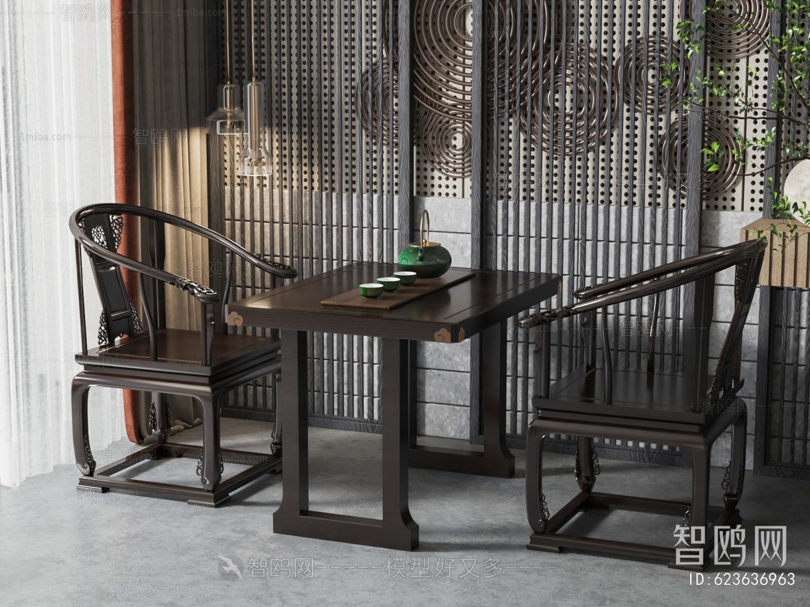 Chinese Style Tea Tables And Chairs