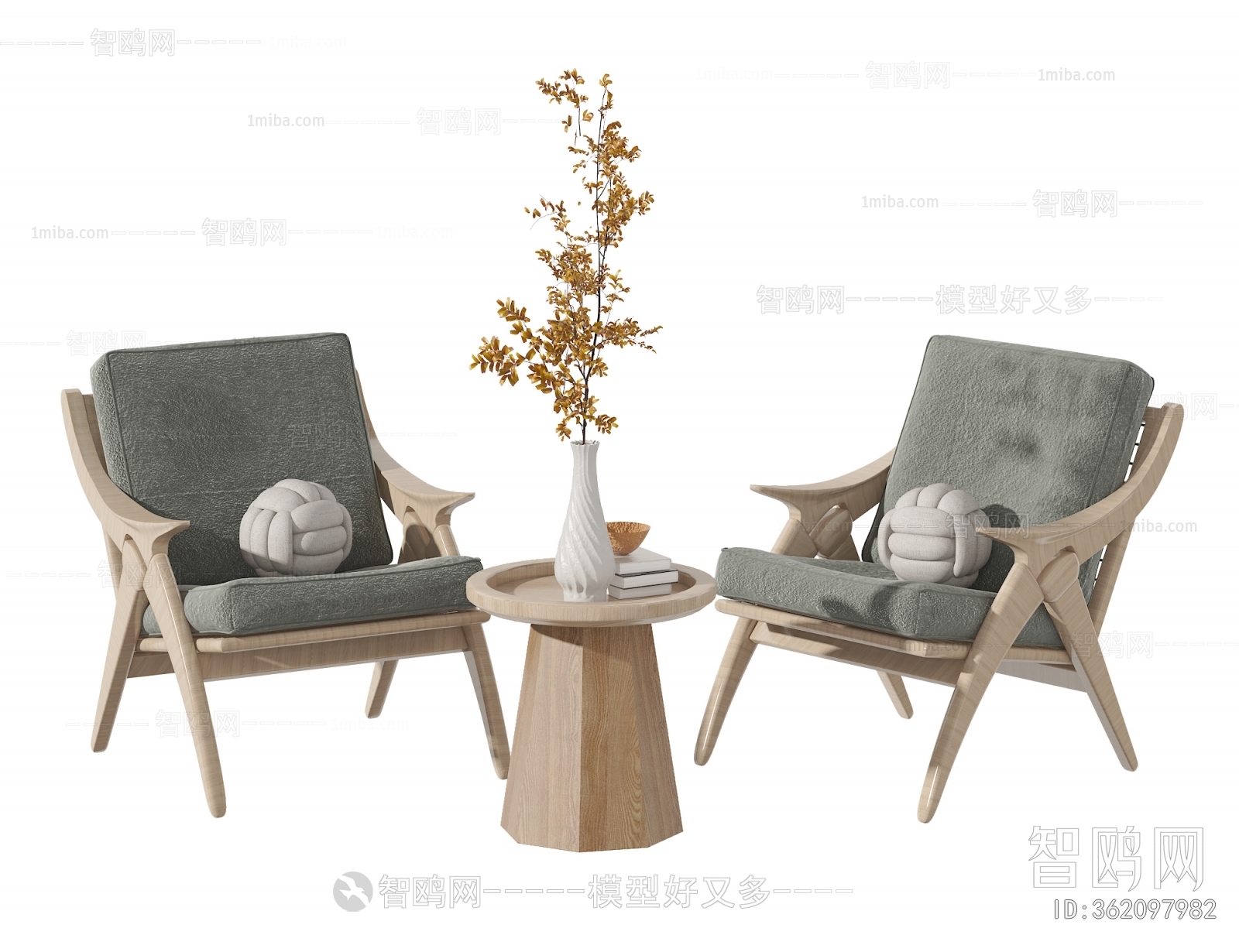 New Chinese Style Lounge Chair