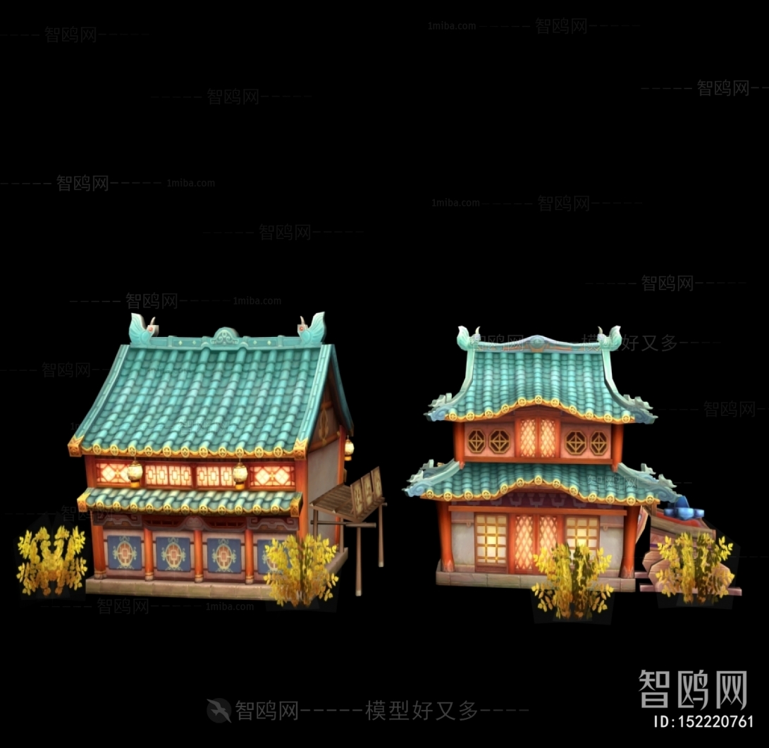 New Chinese Style Building Appearance